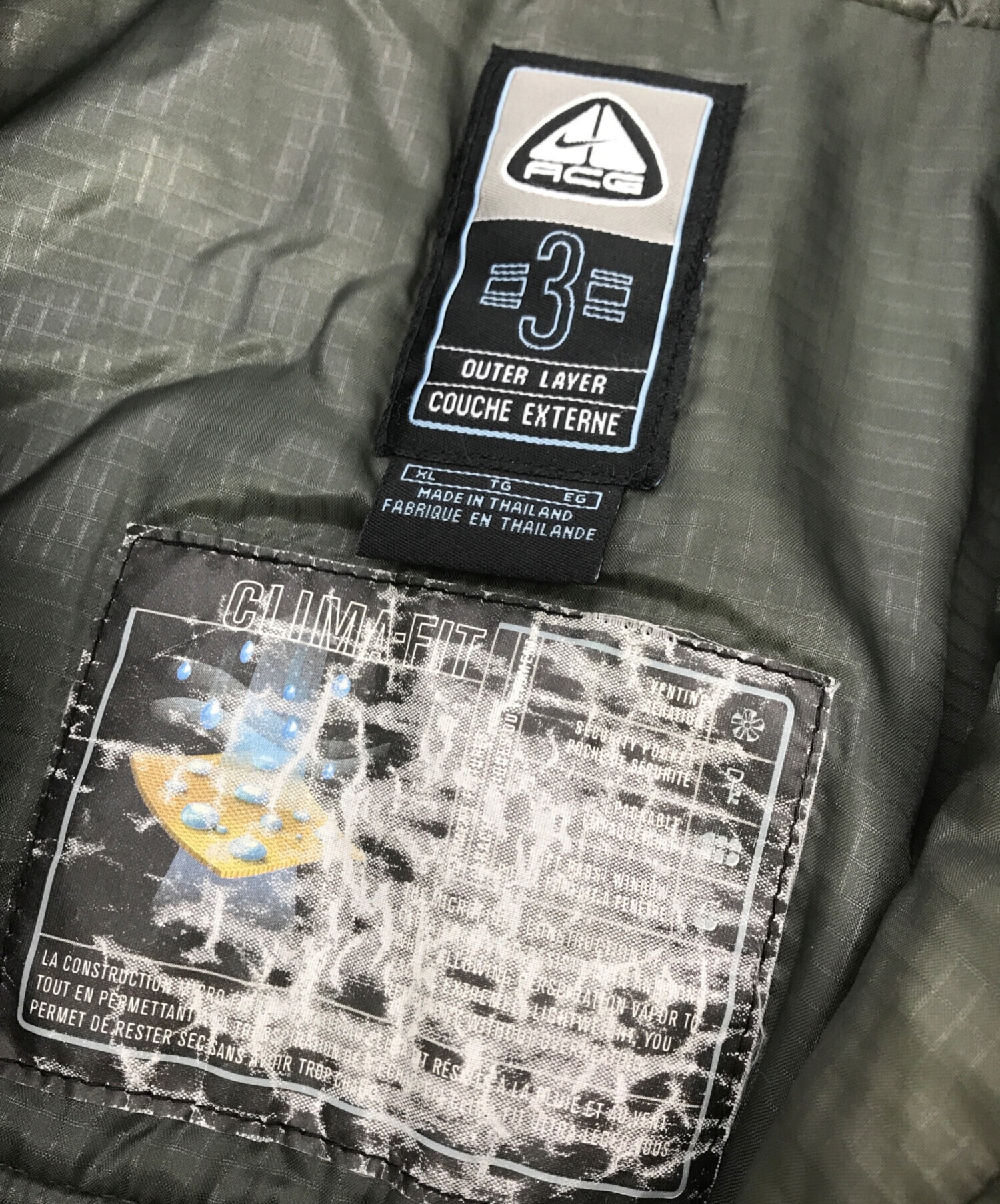 中古・古着通販】NIKE ACG (ナイキエーシージー) 00s ハーフジップパフ