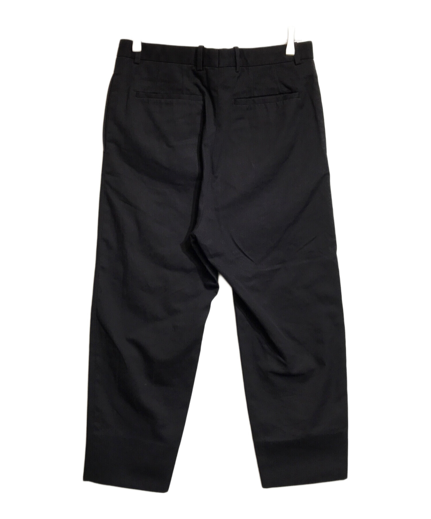 ジルサンダーメンズスラックスゴムネイビーサイズ44