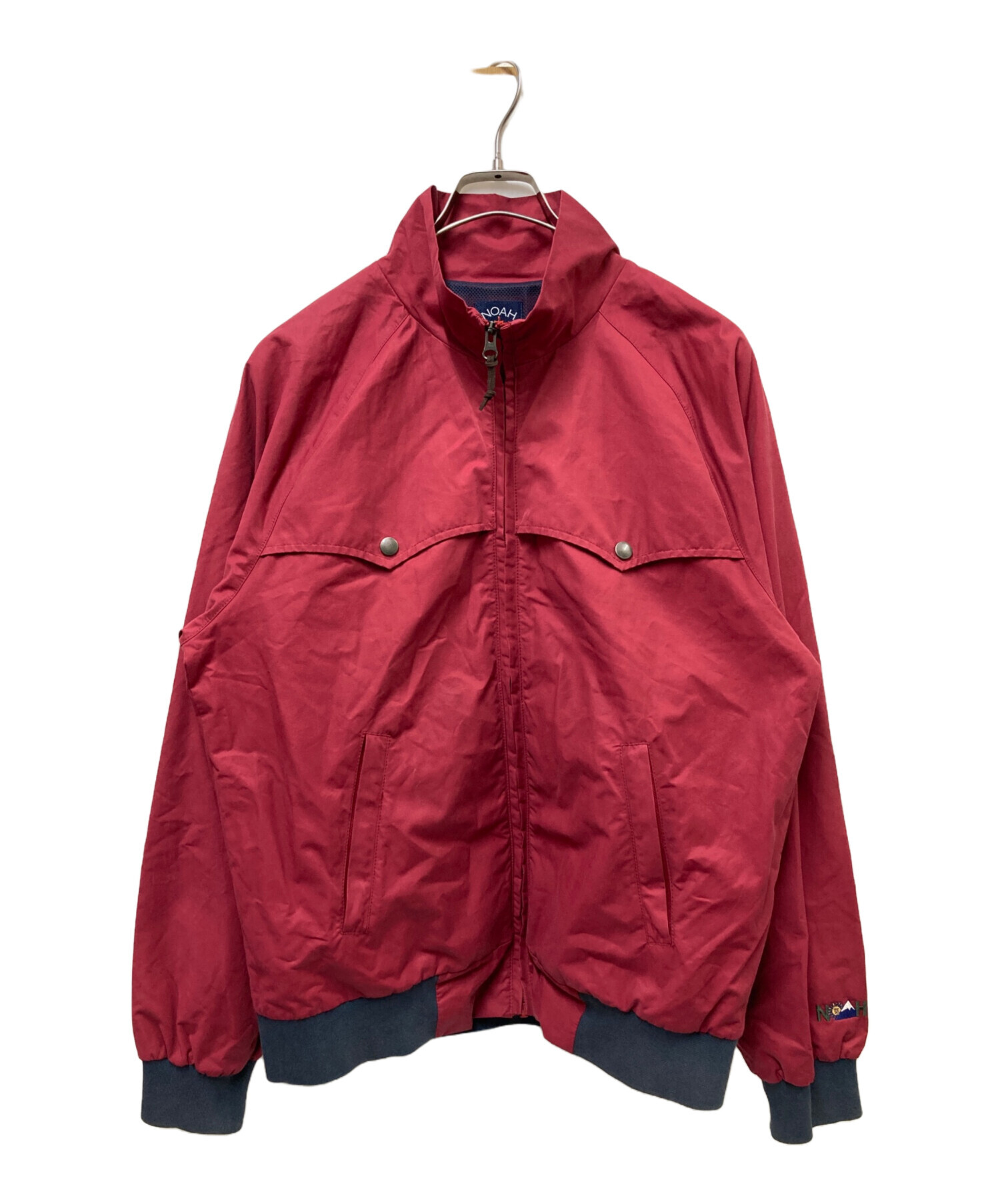 中古・古着通販】Noah (ノア) スタンドカラーブルゾン レッド サイズ:M