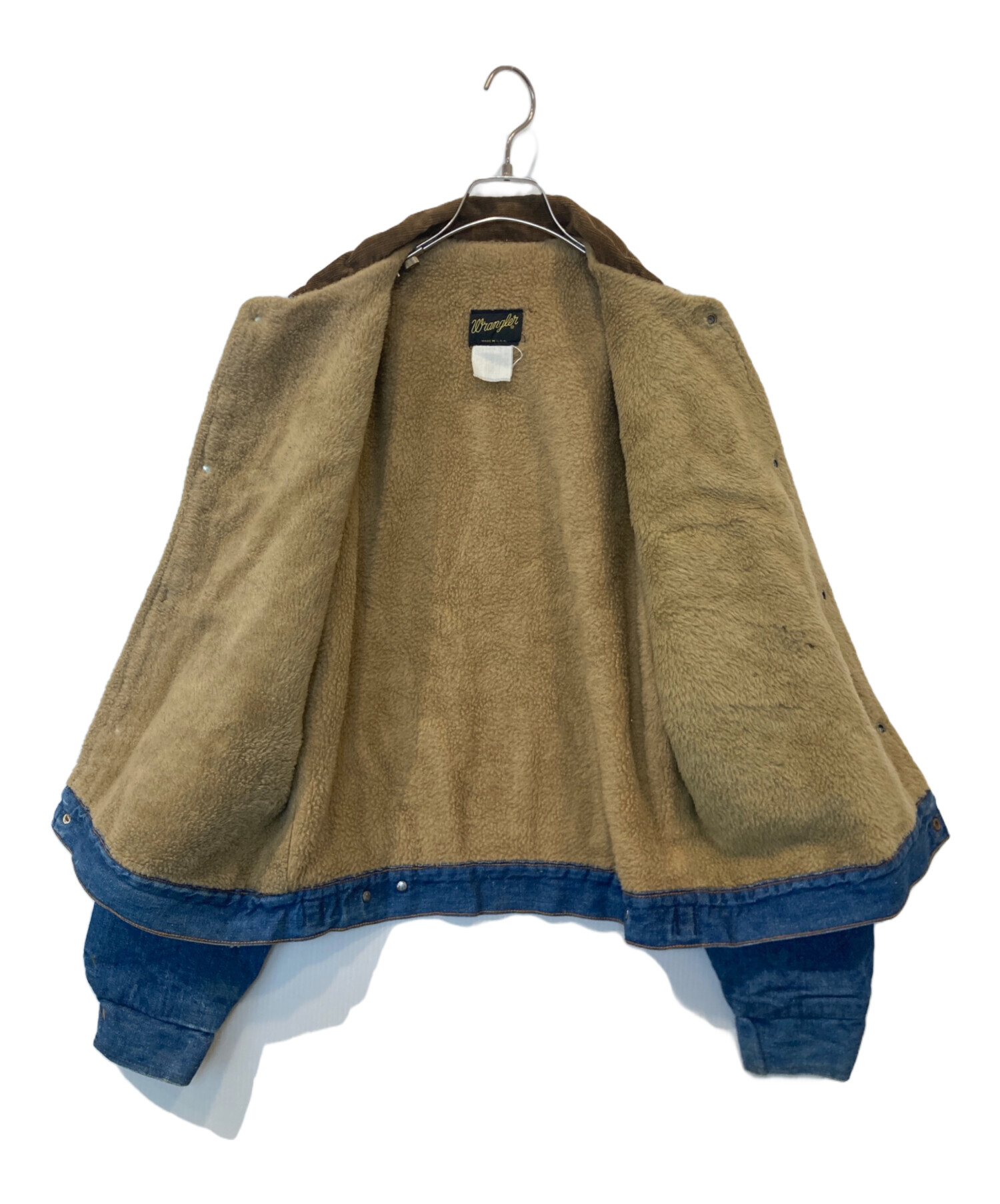 中古・古着通販】Wrangler (ラングラー) 70's裏ボアデニムジャケット