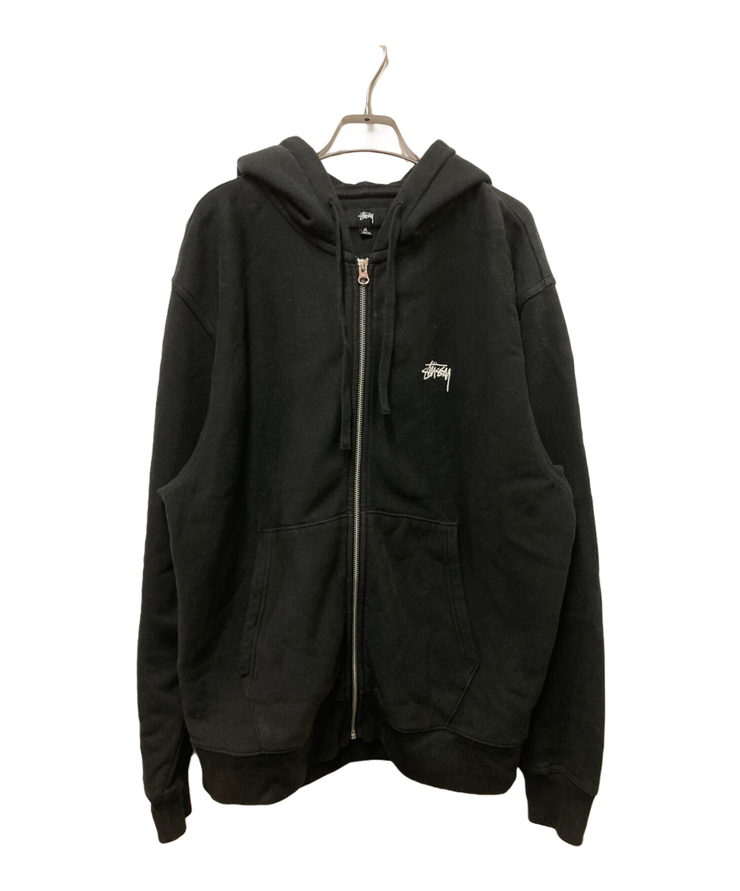 中古・古着通販】stussy (ステューシー) Stock Logo Full Zip Hoodie 