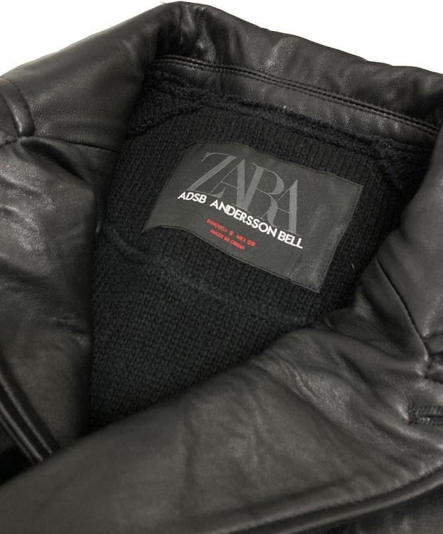 【ZARA×ANDERSSON BELL】ニットコンビレザージャケット ZARA×ANDERSSON BELL】ニットコンビレザージャケット - メルカリ