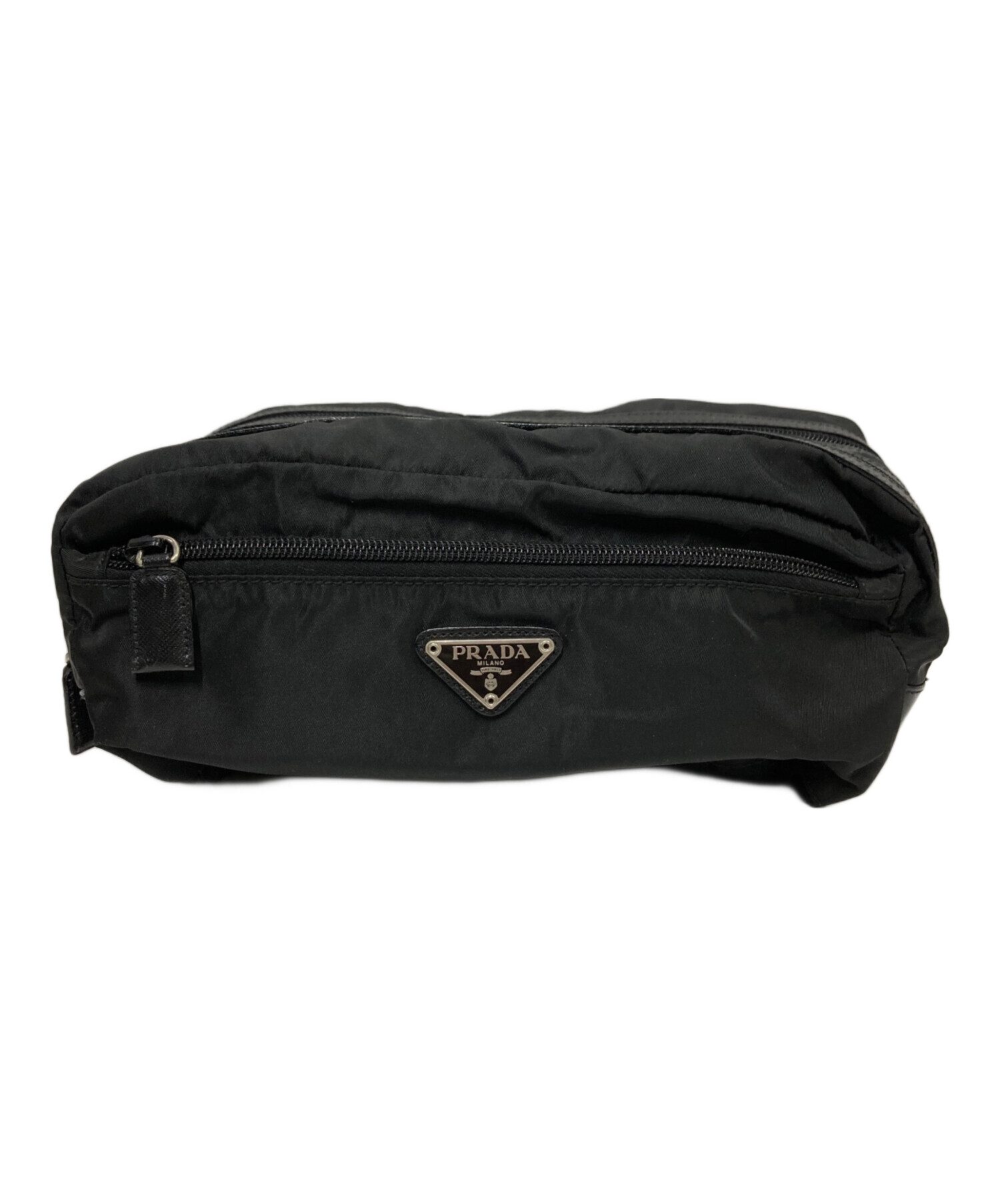 中古・古着通販】PRADA (プラダ) ナイロンダブルファスナーセカンド 
