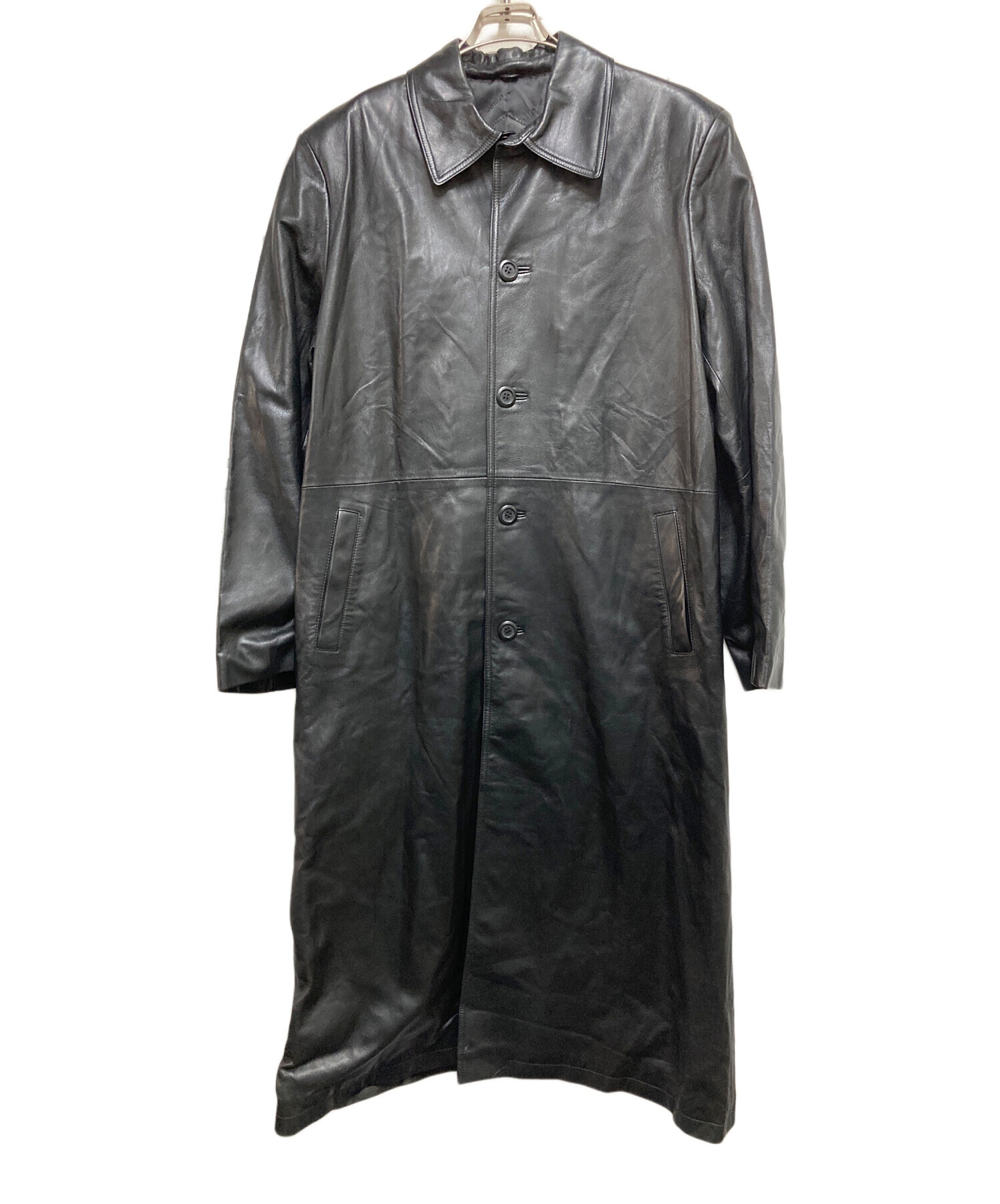 ☆美品☆Ｗind Armor ウィンドアーマー レザーコート ロング丈 羊革 L 中古・古着通販】Wind Armor (ウィンドアーマー) ラムスキンロング