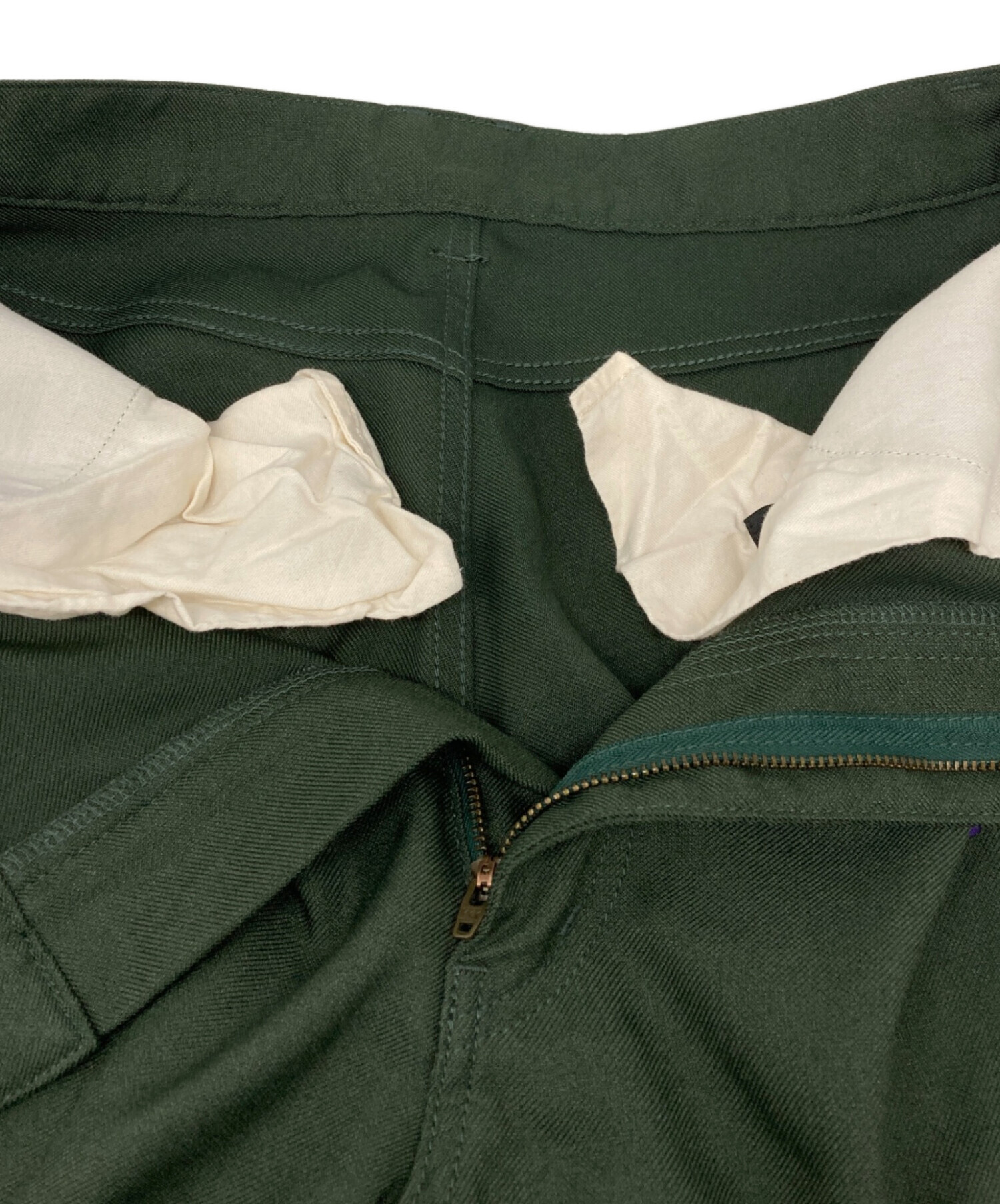 needles ニードルズ ブーツカット xs 22ss ブルーグリーン Needles ダークグリーン ブーツカット XS