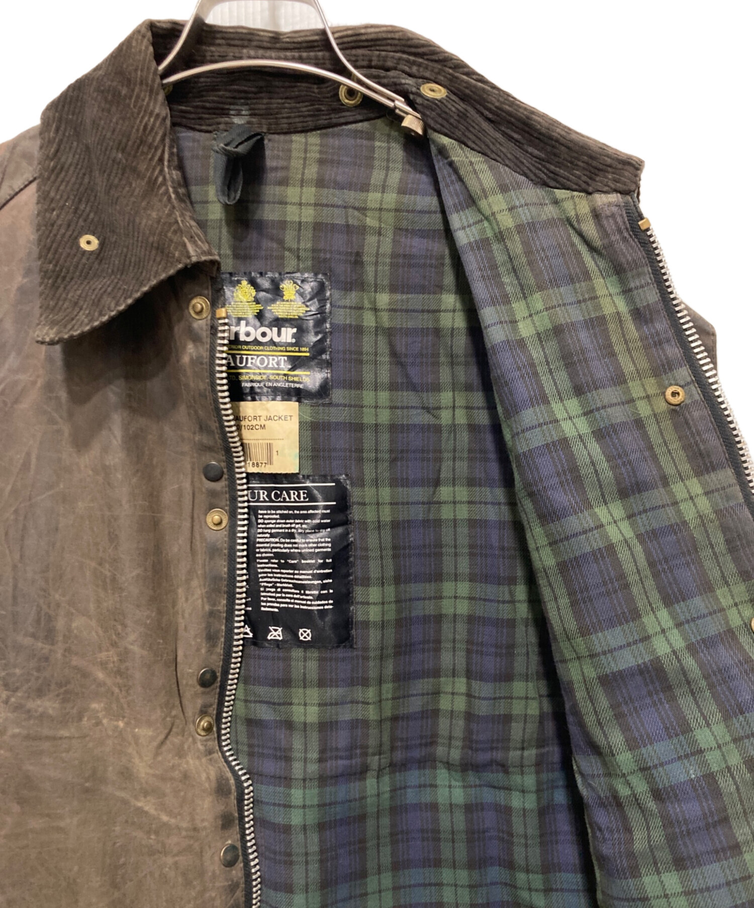 中古・古着通販】Barbour (バブアー) BEAUFORT JACKET オイルド 
