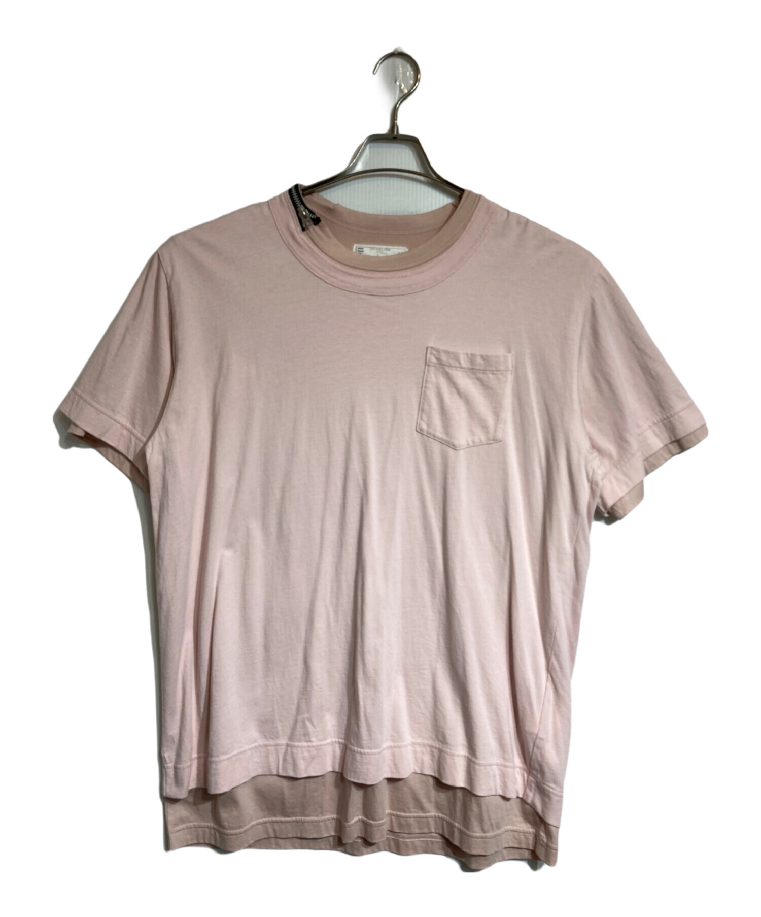 sacai レイヤードTシャツ Tシャツ/カットソー(半袖/袖なし) Sacai レイヤード Tシャツ