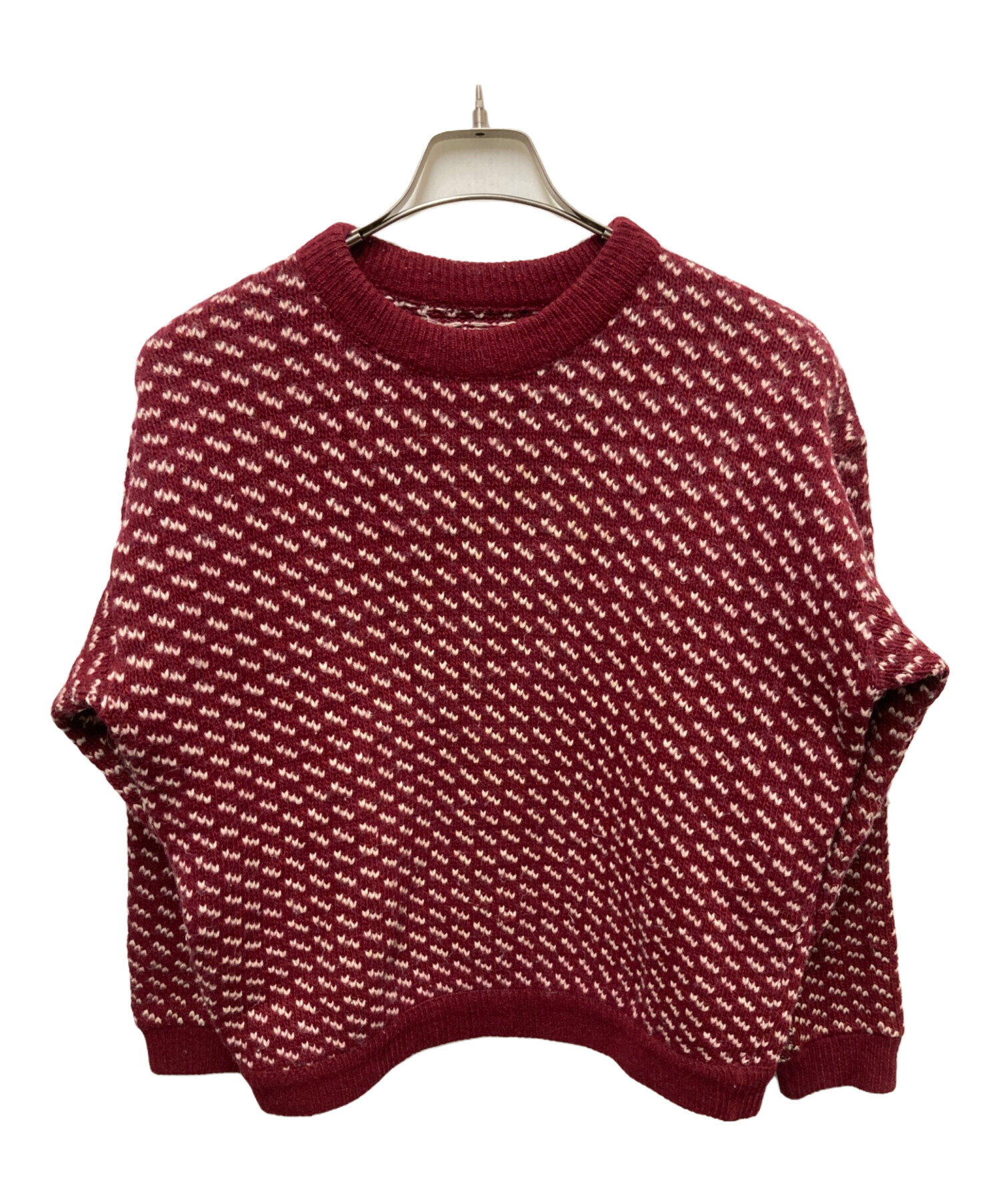 LLBean　バーズアイニット　レッド　XL 中古・古着通販】L.L.Bean (エルエルビーン) 80's バーズアイニット