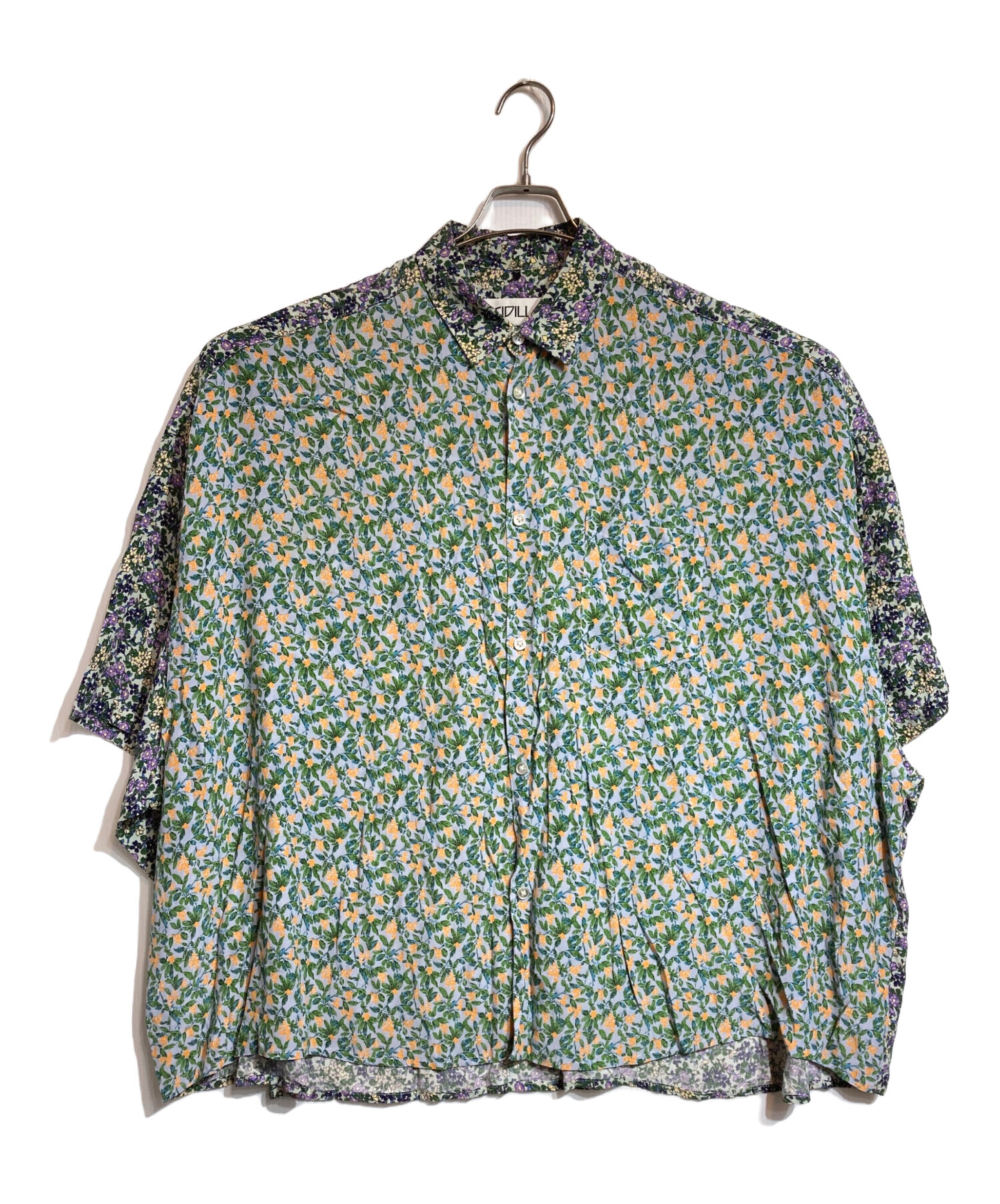 23ss KIDILL 花柄プリント シースルー カットソー XXl 23ss KIDILL 花柄プリント シースルー カットソー XXl