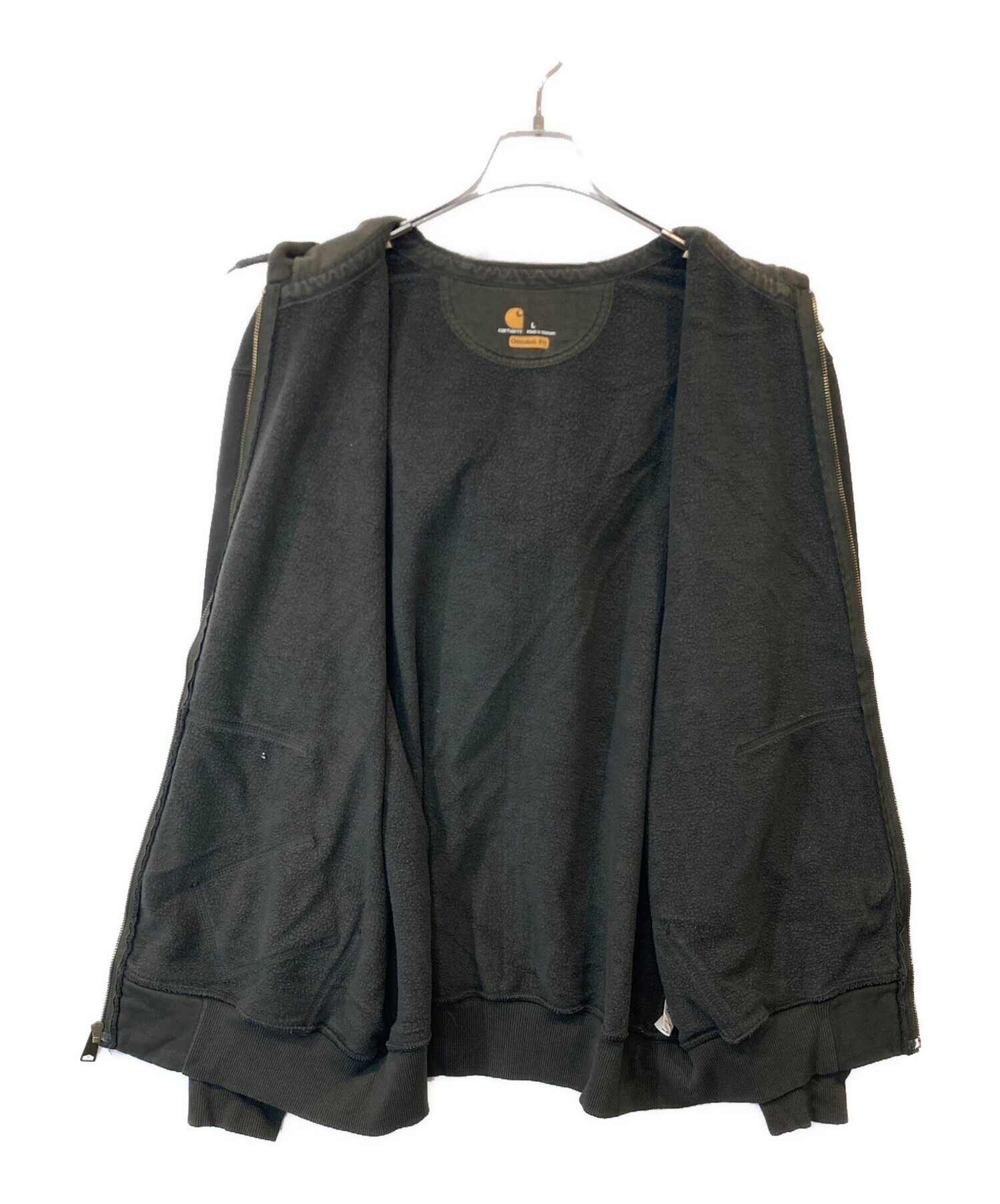 中古・古着通販】CarHartt (カーハート) ジップパーカー オリーブ
