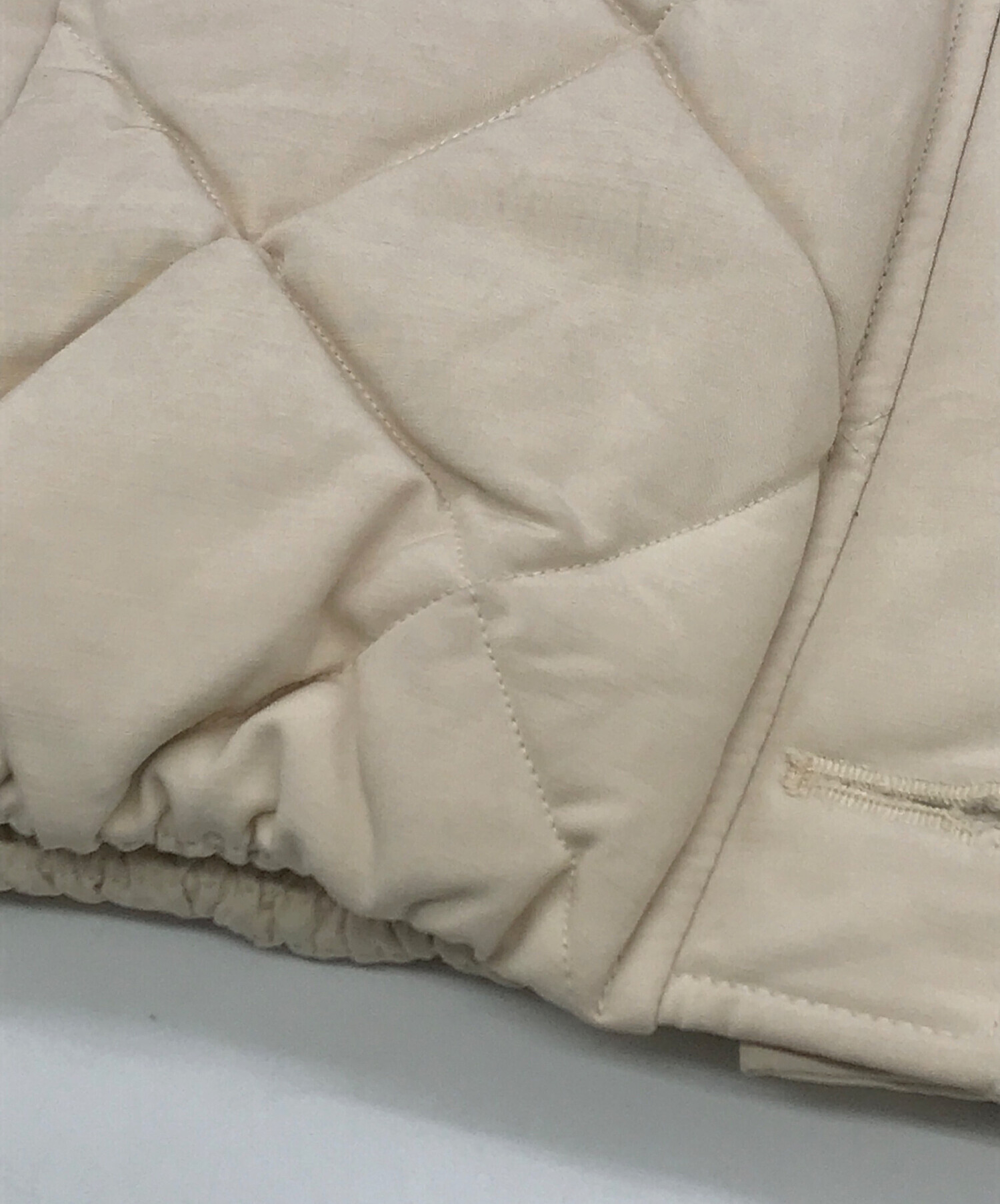 中古・古着通販】epine (エピヌ) fur ribbon quilting short downcoat 