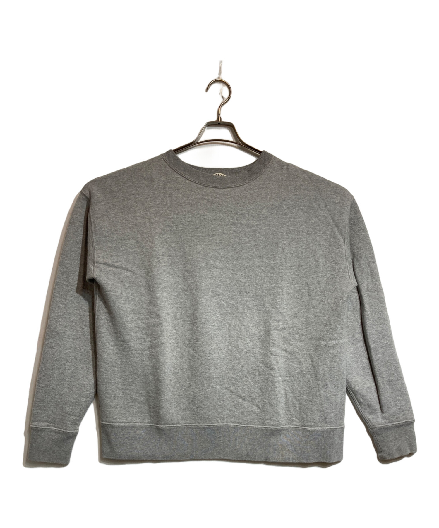AURALEE オーラリー BACK WOOL SWEAT BIG P/O クルーネック スウェット