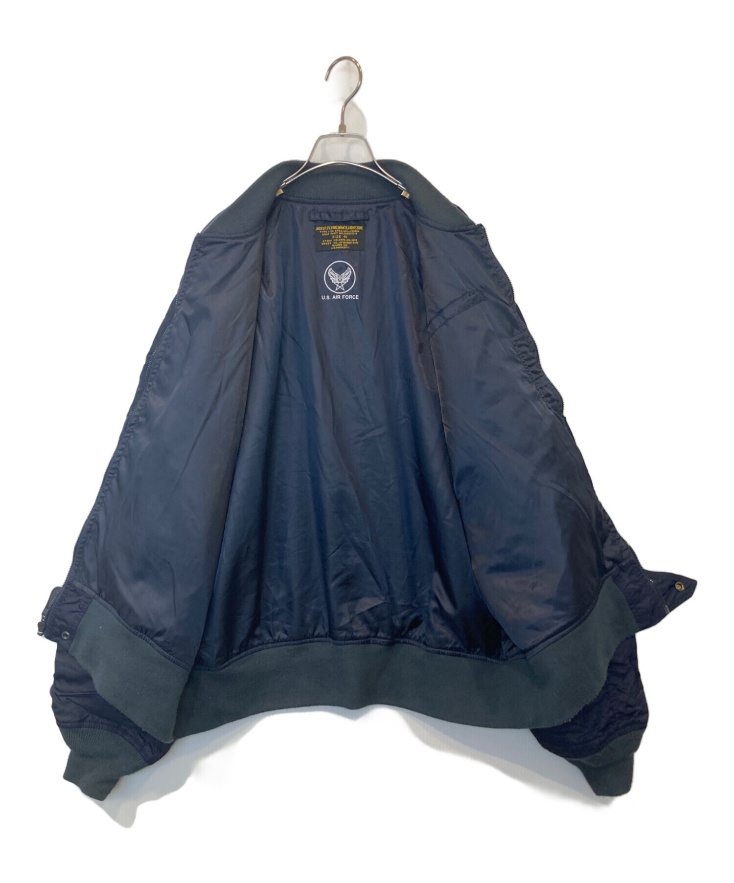 中古・古着通販】waiper (ワイパー) フライトジャケット ネイビー