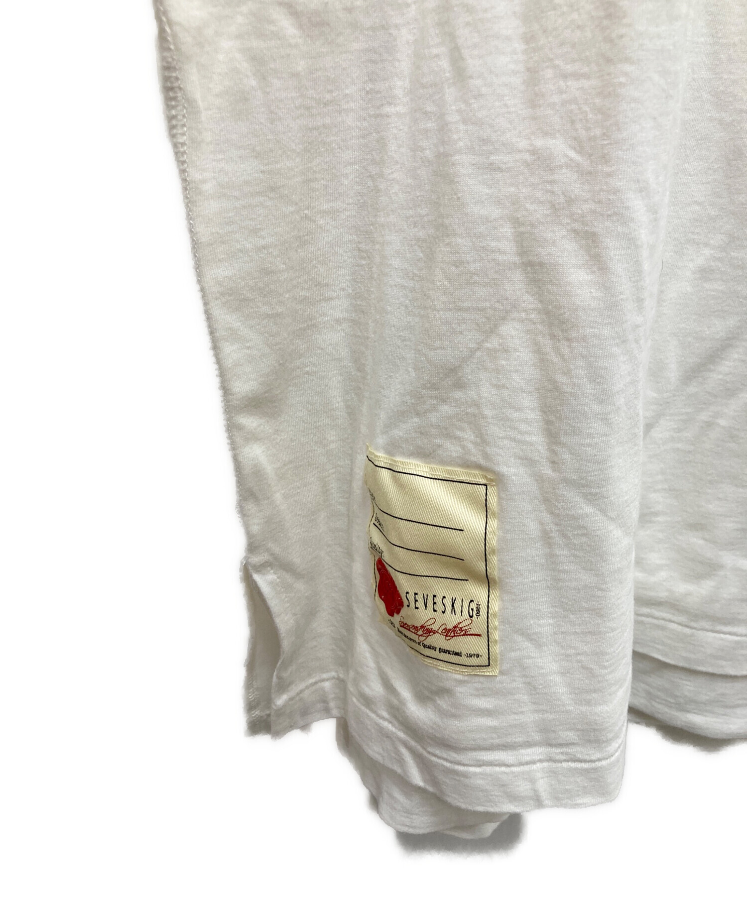 中古・古着通販】SEVESKIG (セヴシグ) EVANGELION S/SL Tee ホワイト 