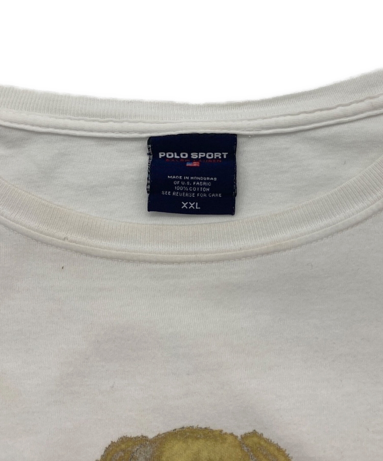 中古・古着通販】POLO SPORT (ポロスポーツ) ポロベアTシャツ ホワイト 