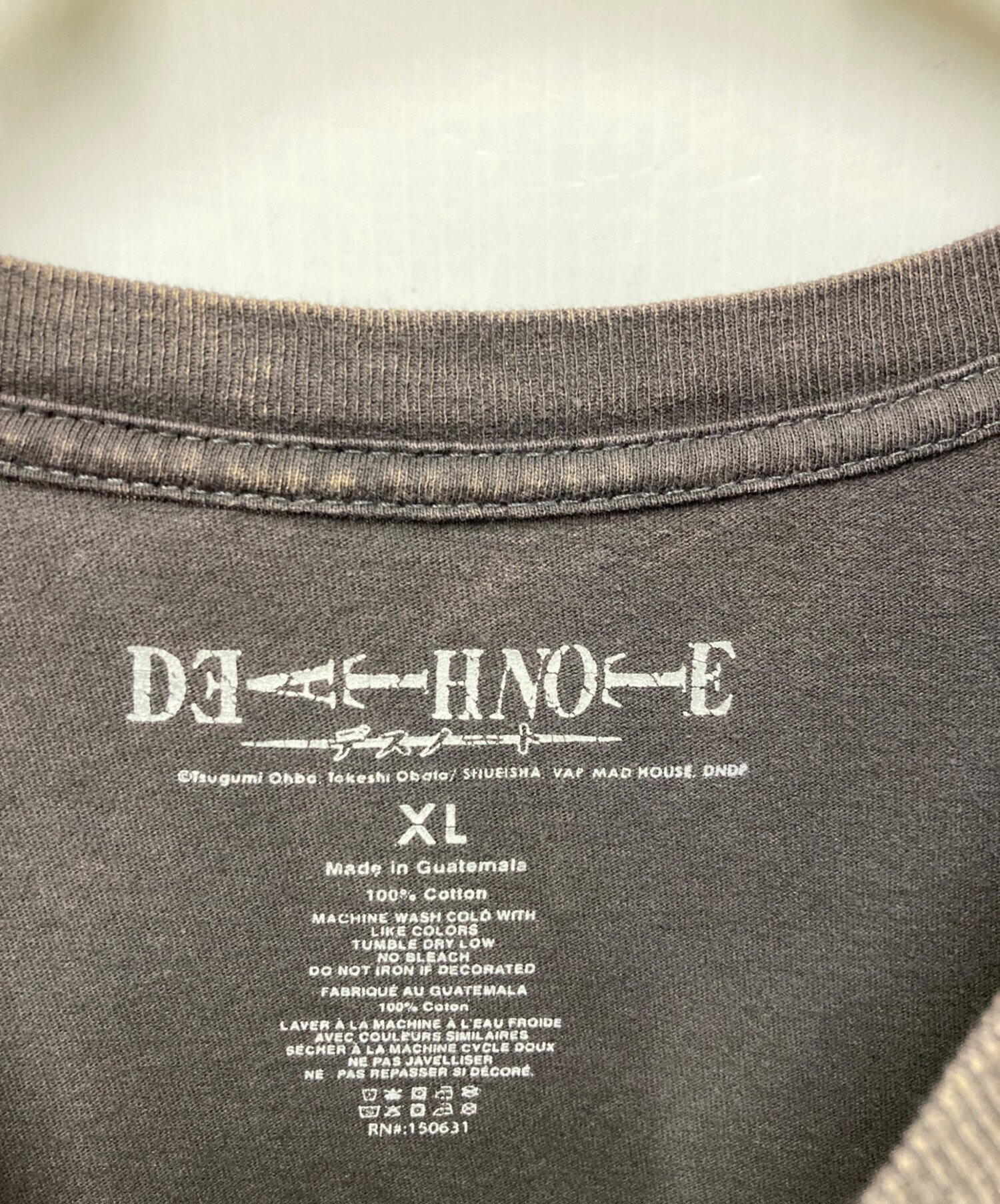 中古・古着通販】DEATH NOTE (デスノート) アニメプリントTシャツ 