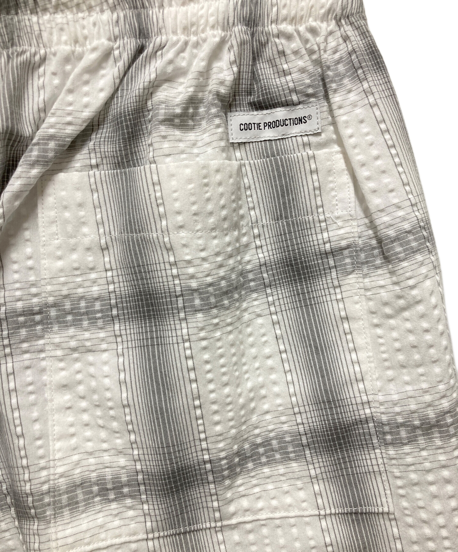 Cootie Productions チェック柄ショートパンツ Mサイズ 中古・古着通販】COOTIE PRODUCTIONS (クーティープロダクツ) T/C
