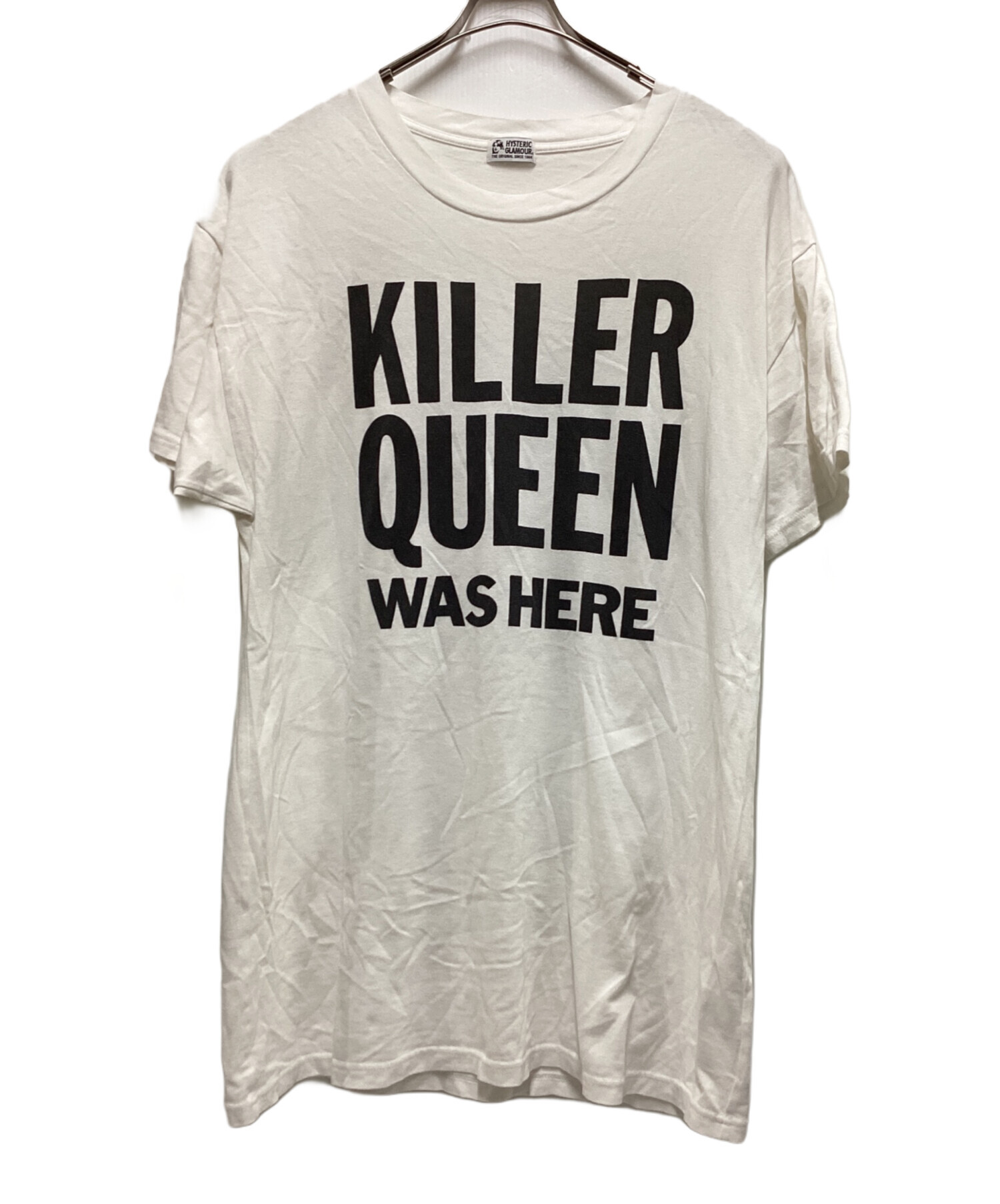 HYSTERIC GLAMOUR Tシャツ ホワイト M 値下げ交渉⭕️ 中古・古着通販】Hysteric Glamour (ヒステリックグラマー) ビッグ