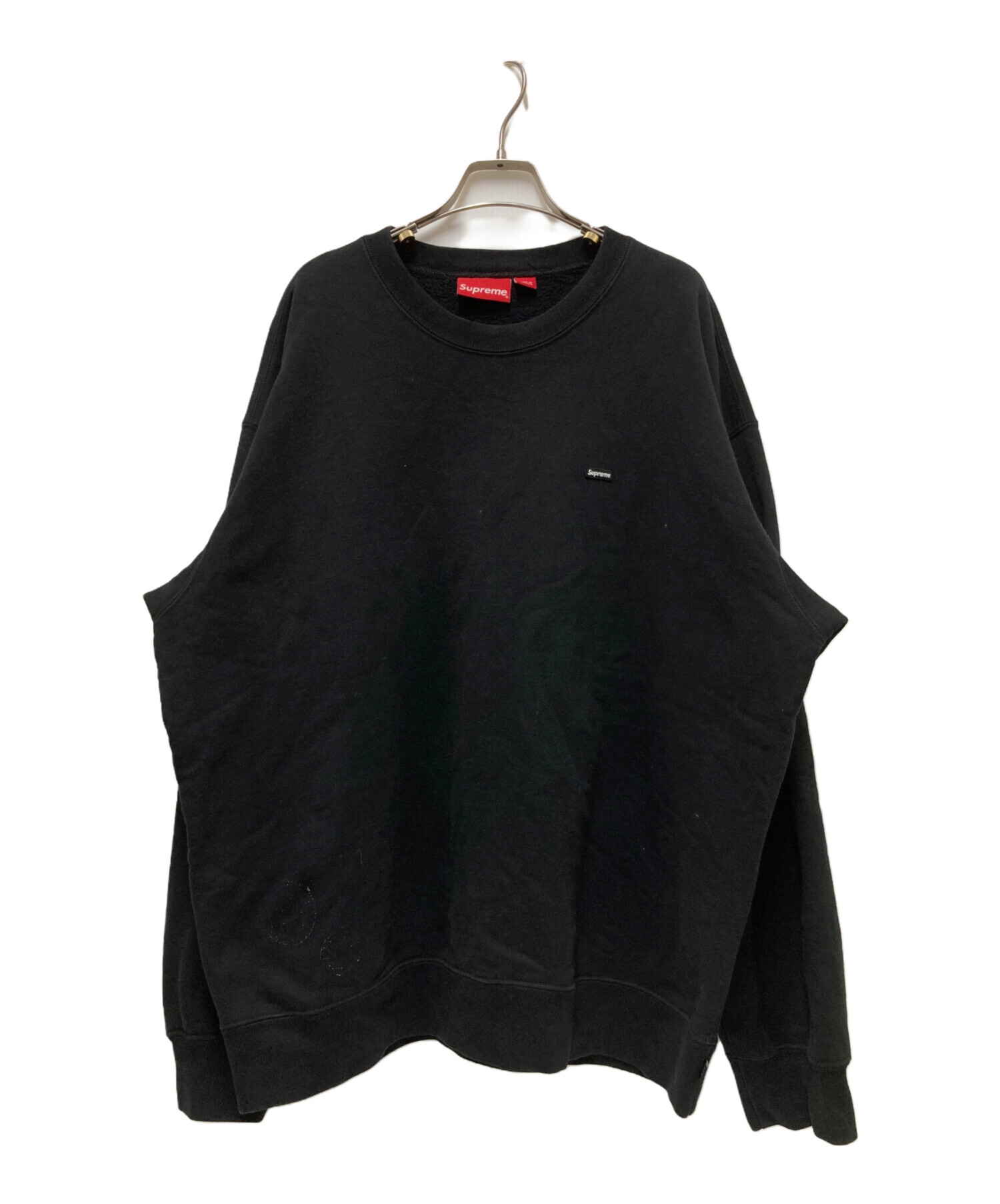 中古・古着通販】SUPREME (シュプリーム) small Box Crewneck ブラック