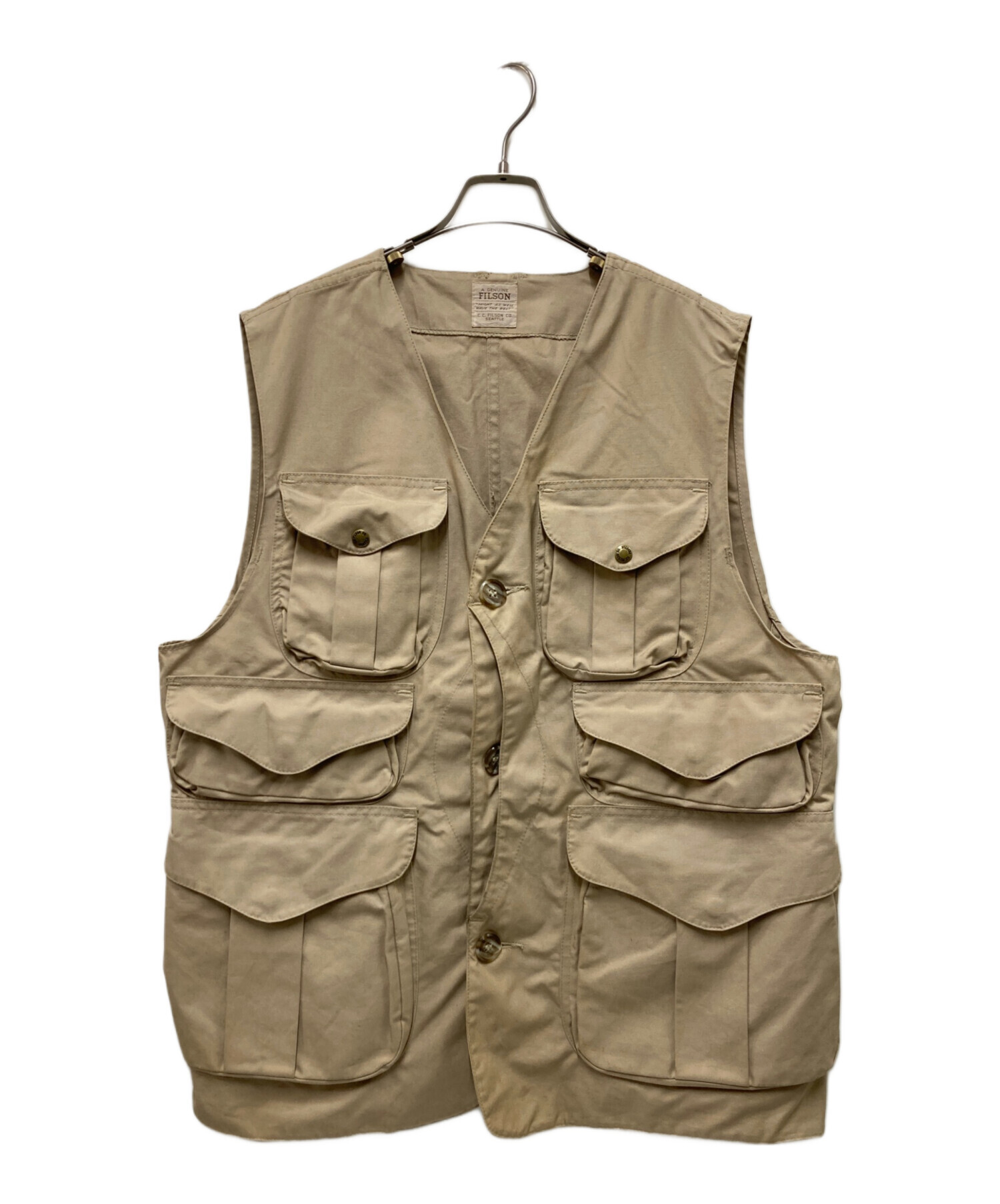 中古・古着通販】FILSON (フィルソン) ハンティングベスト ベージュ