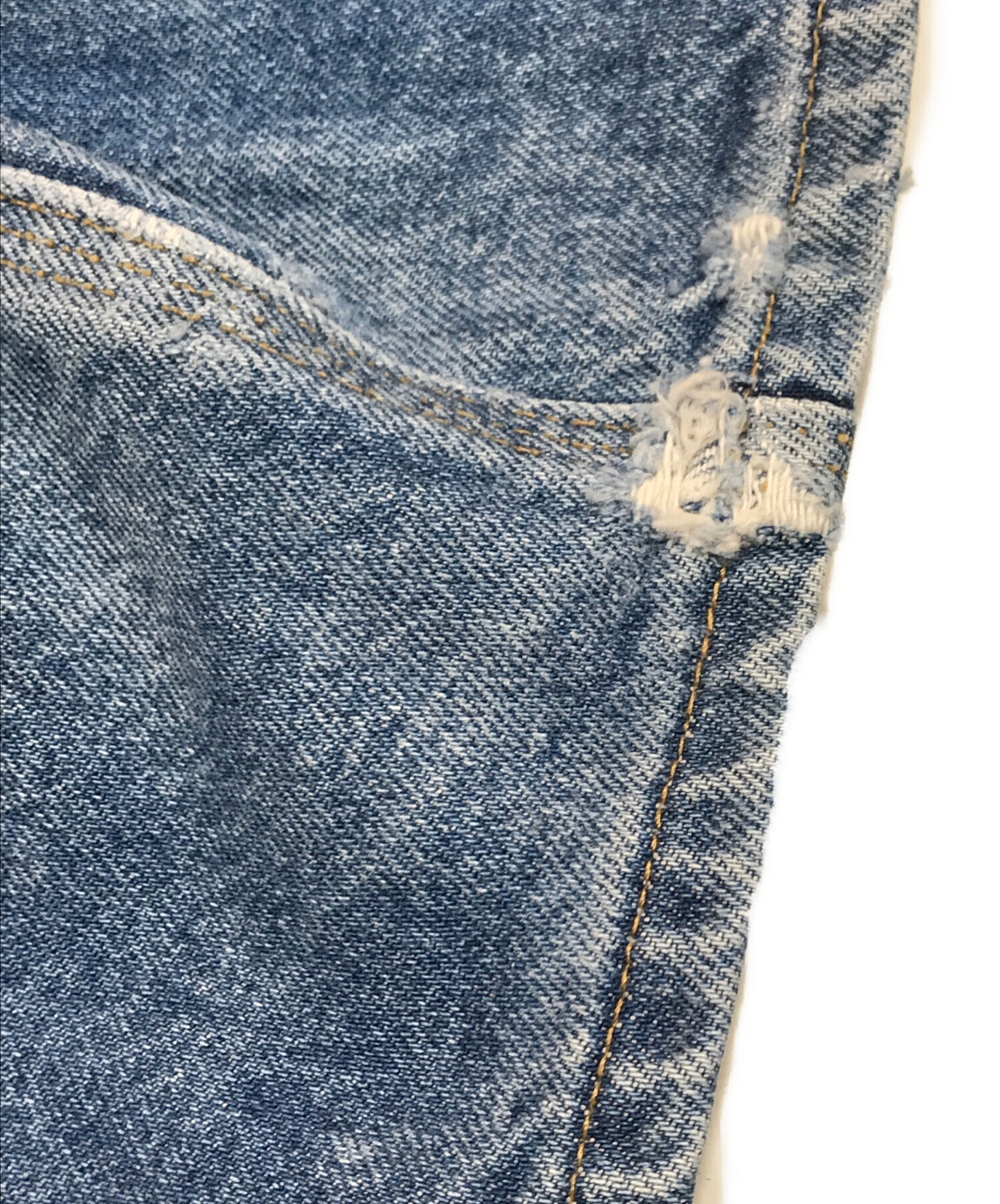 中古・古着通販】CarHartt (カーハート) ダブルニーデニムパンツ