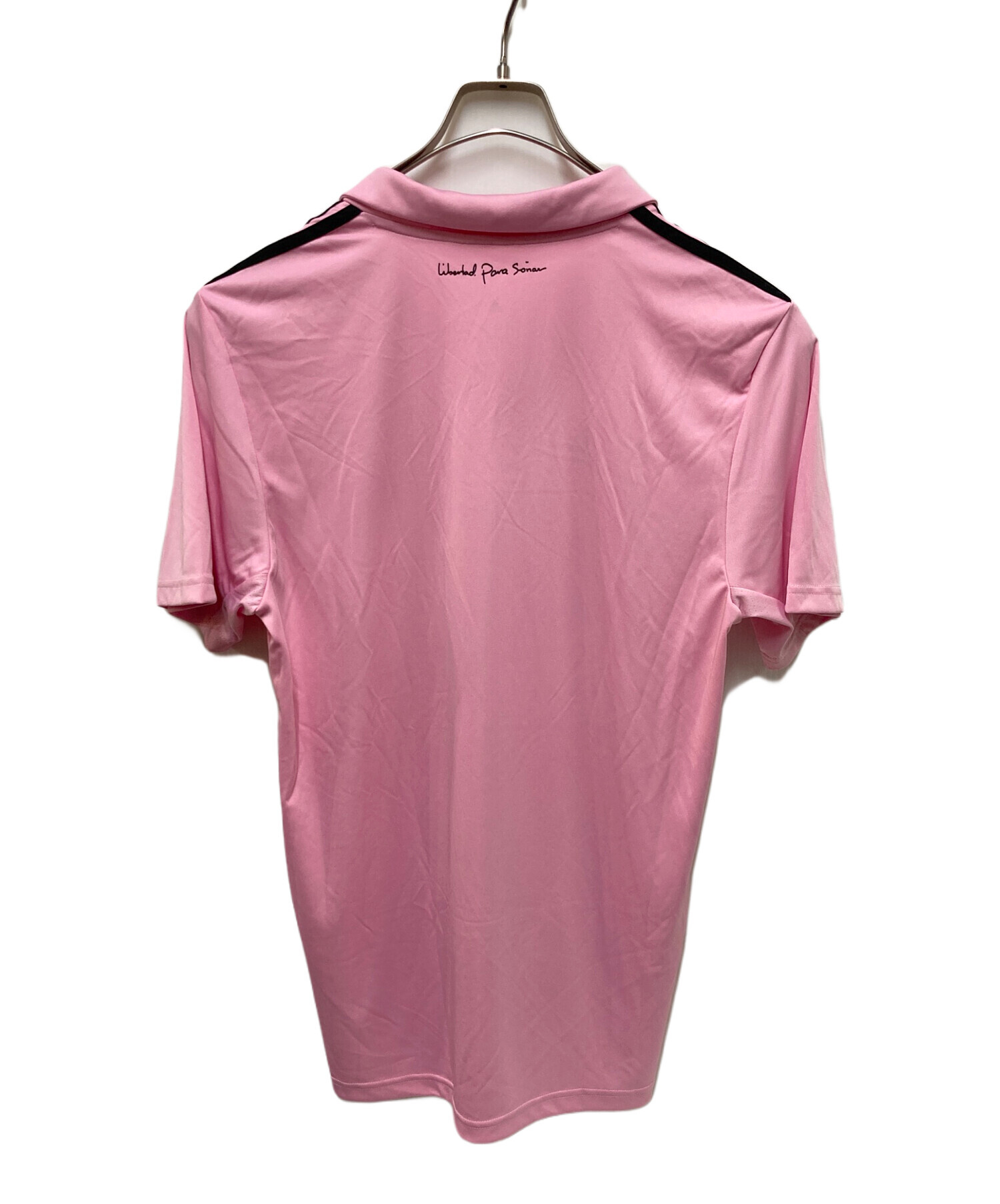 中古・古着通販】adidas (アディダス) ゲームシャツ ピンク サイズ:M