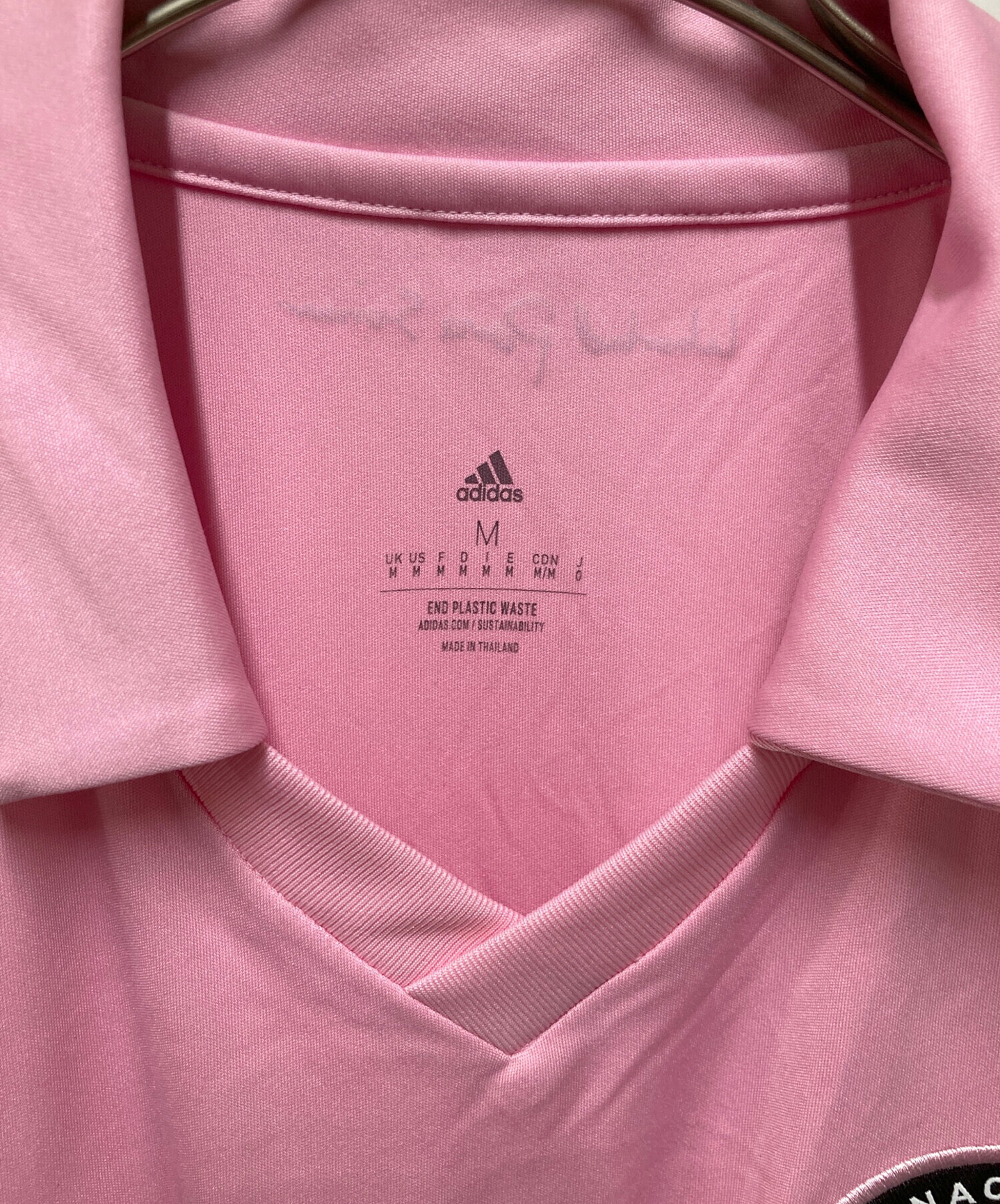 中古・古着通販】adidas (アディダス) ゲームシャツ ピンク サイズ:M