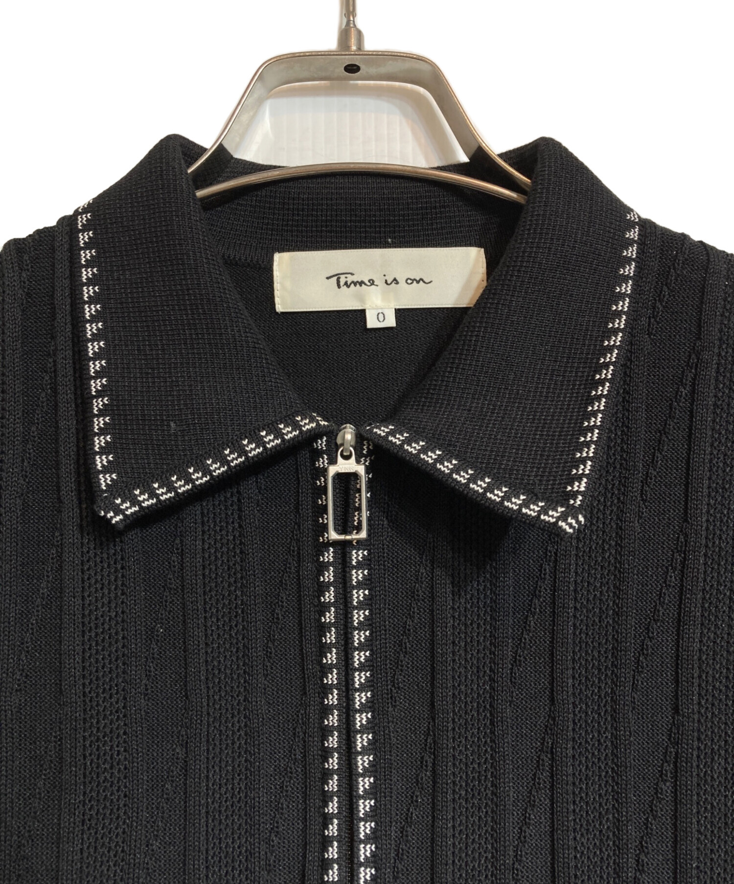 中古・古着通販】Time is on (タイムイズオン) FRAMED COLLAR FRONT 