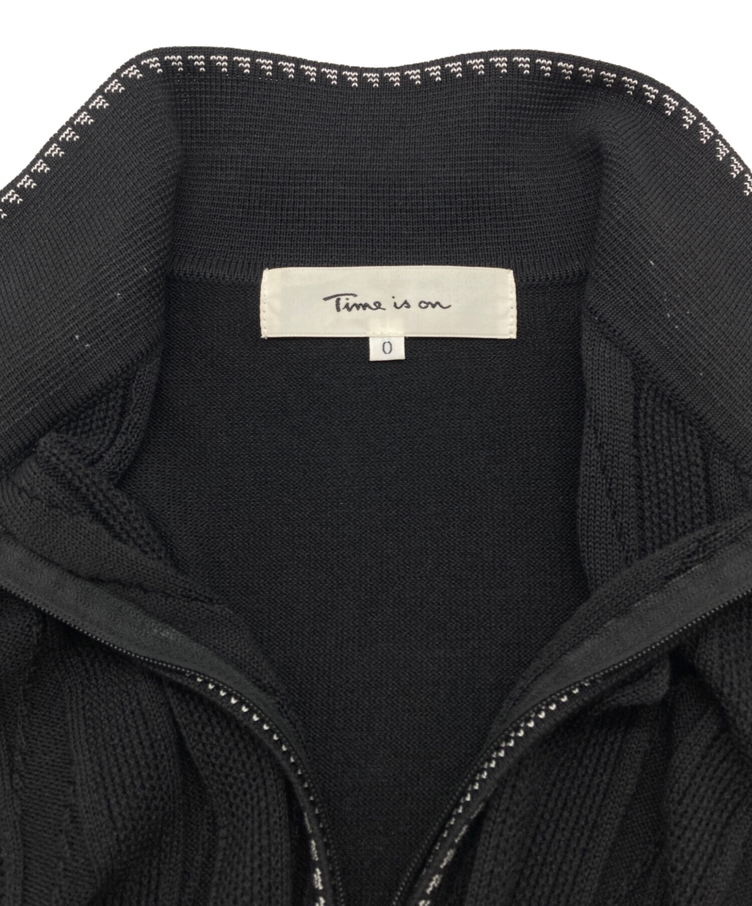 中古・古着通販】Time is on (タイムイズオン) FRAMED COLLAR FRONT 