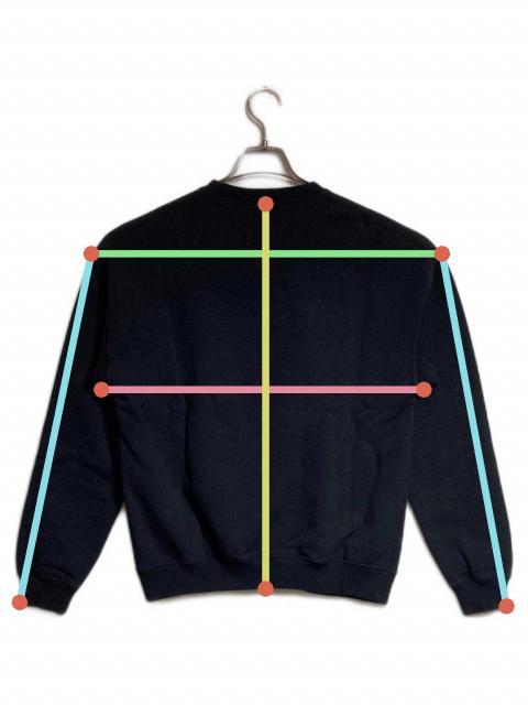 中古・古着通販】GUCCI (グッチ) エンブロイダリースウェット ブラック