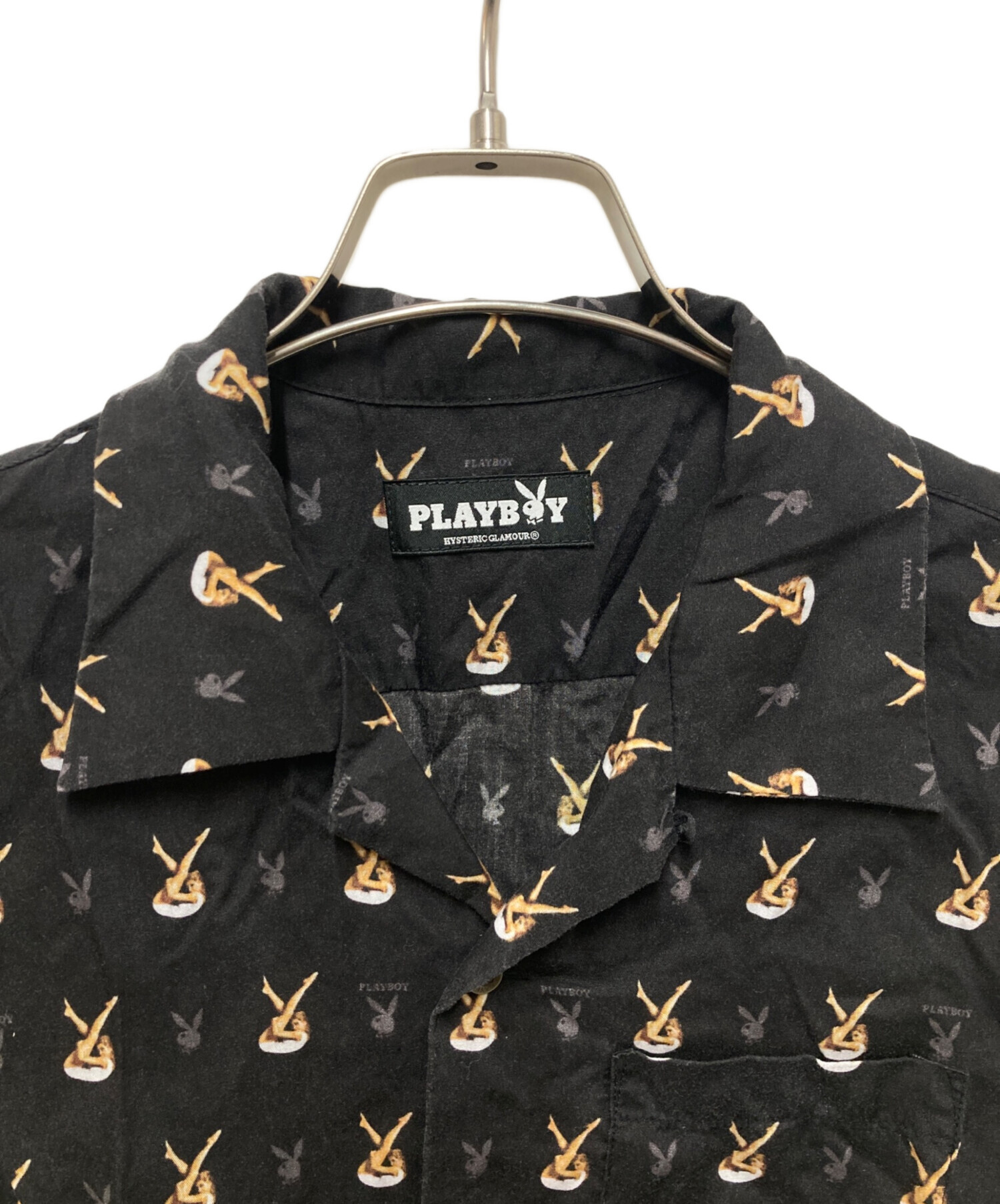 HYSTERIC GLAMOUR◇半袖シャツ/--/レーヨン/WHT/総柄/02221AH06 楽天