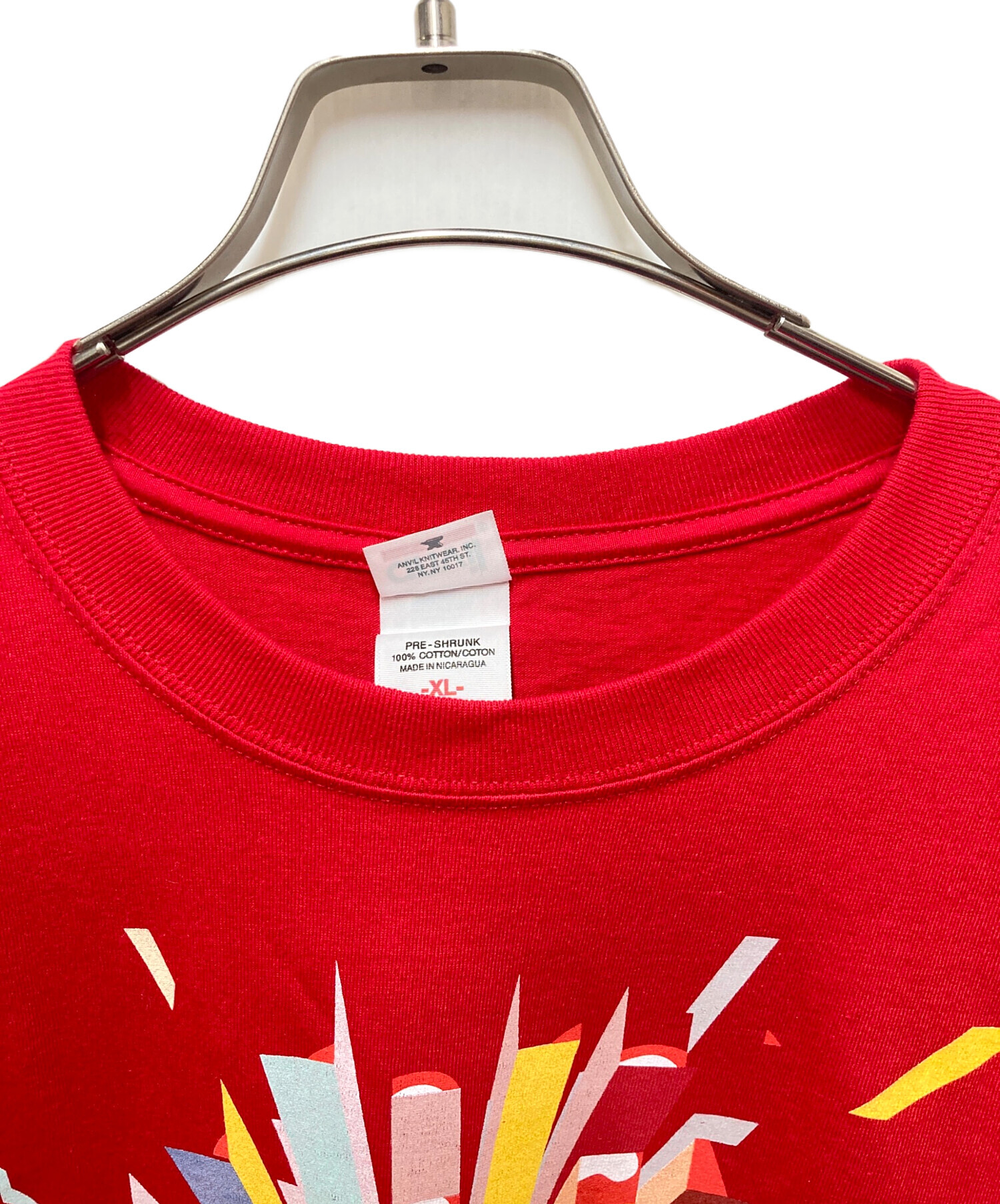中古・古着通販】anvil (アンヴィル) バンドTシャツ レッド サイズ:XL