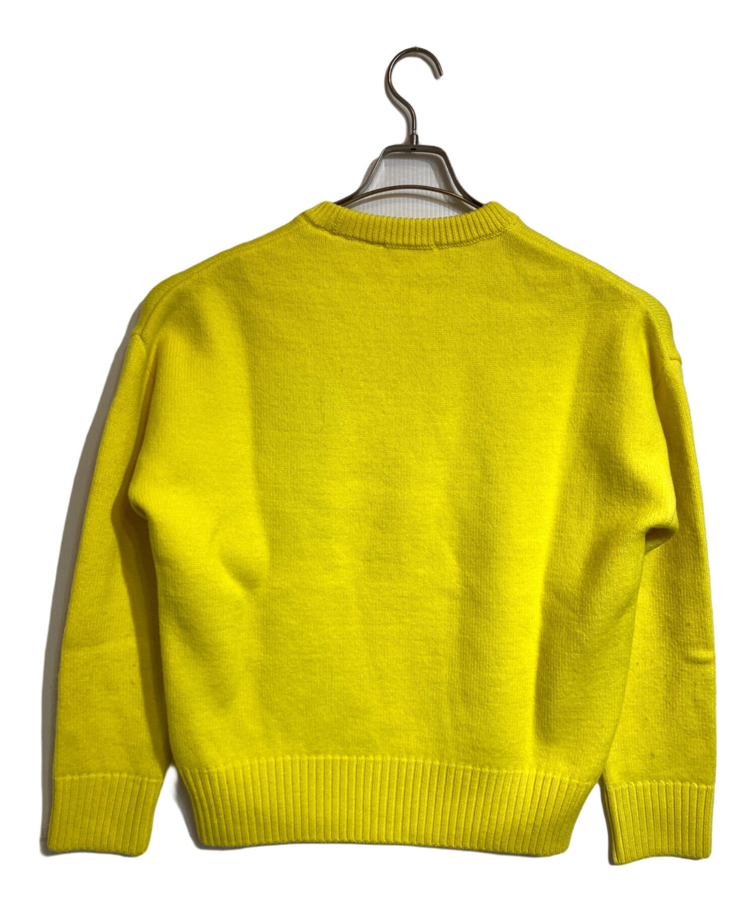 タグ付き　 ami paris イエロー 中古・古着通販】AMI PARIS (アミ パリス) ハートロゴクルーネック