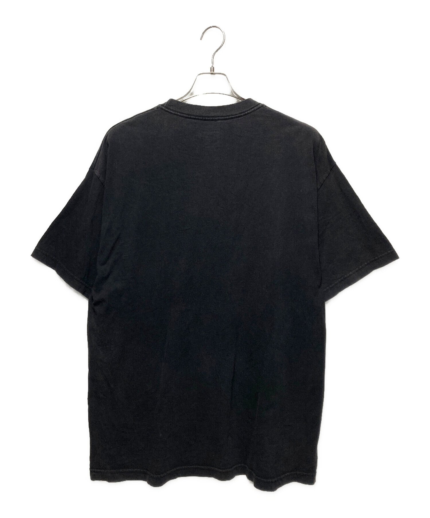 中古・古着通販】HOOK-UPS (フックアップス) プリントTシャツ ブラック 