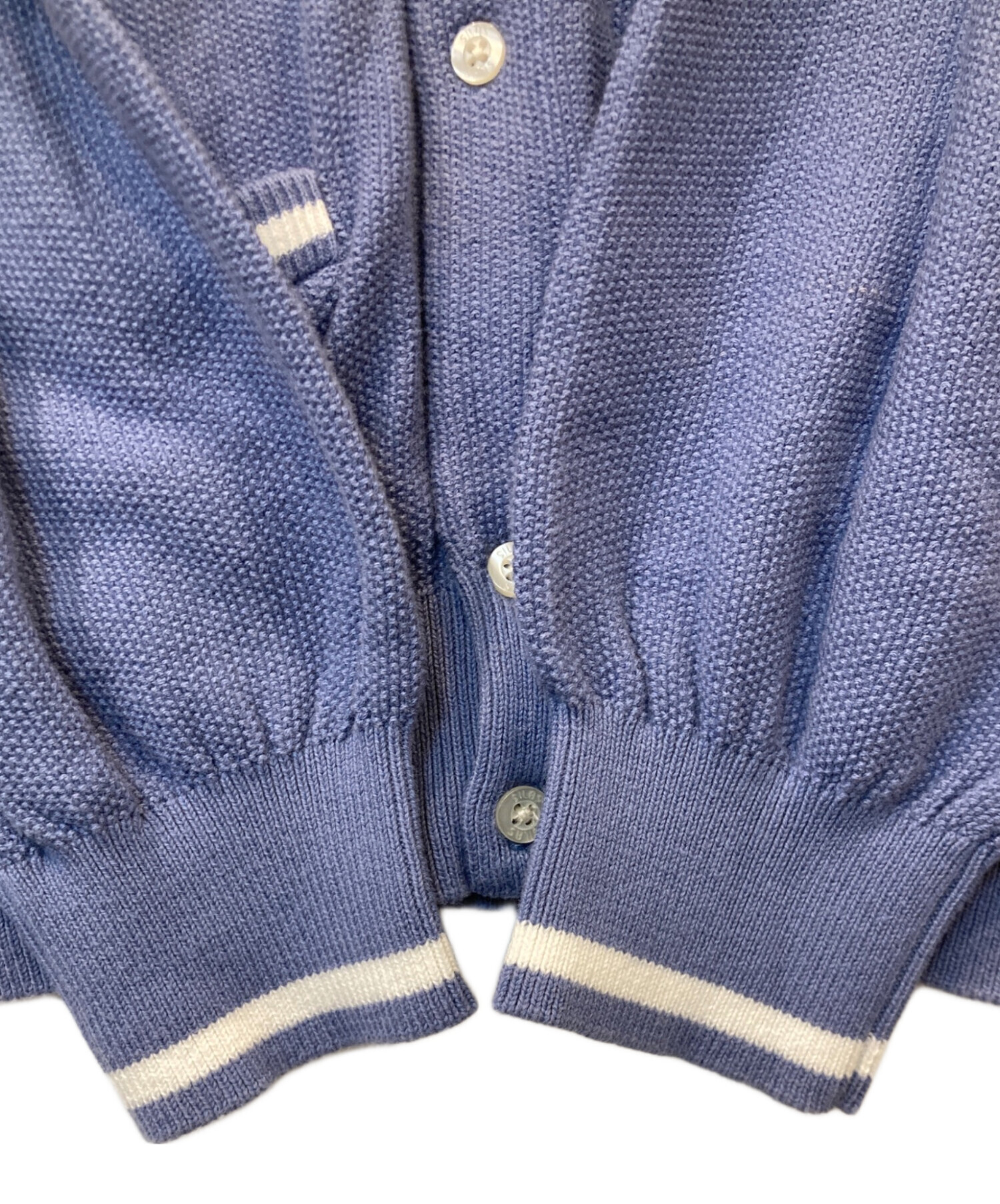 中古・古着通販】SILAS (サイラス) ニットカーディガン ブルー サイズ 