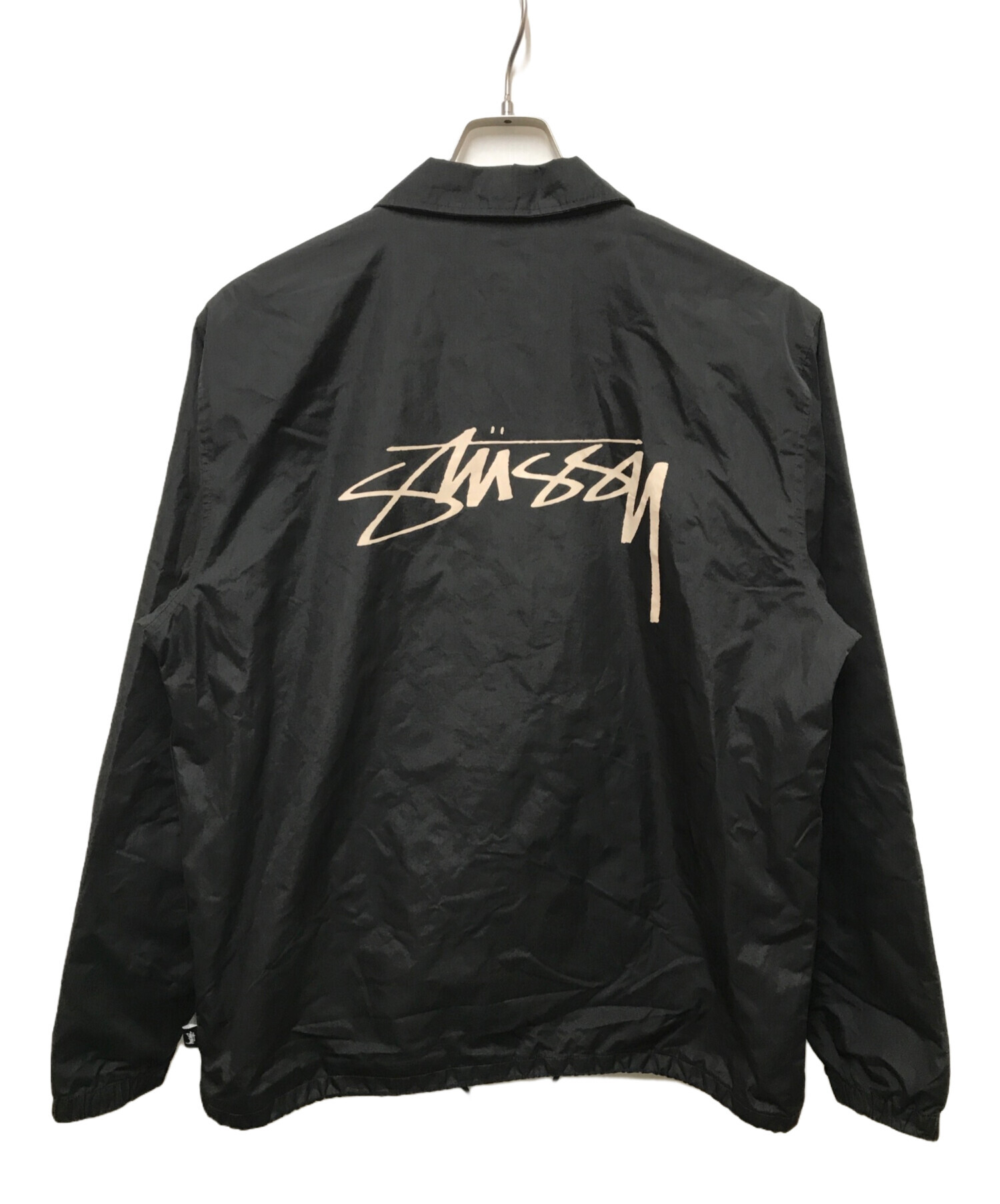 中古・古着通販】stussy (ステューシー) CRUIZE COACH JACKET ブラック