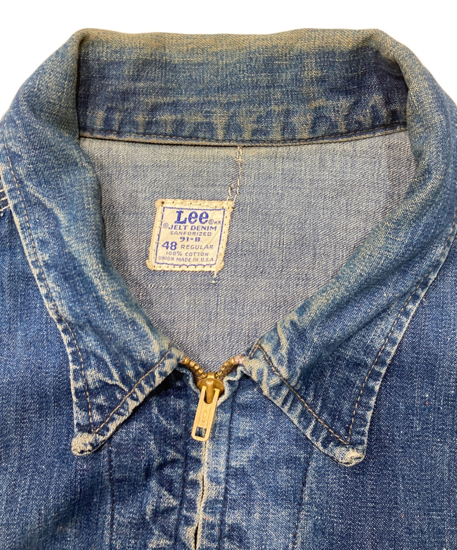 Lee　91-B　デニムジャケット　インディゴ　36 Lee 91-B デニムジャケット インディゴ 36