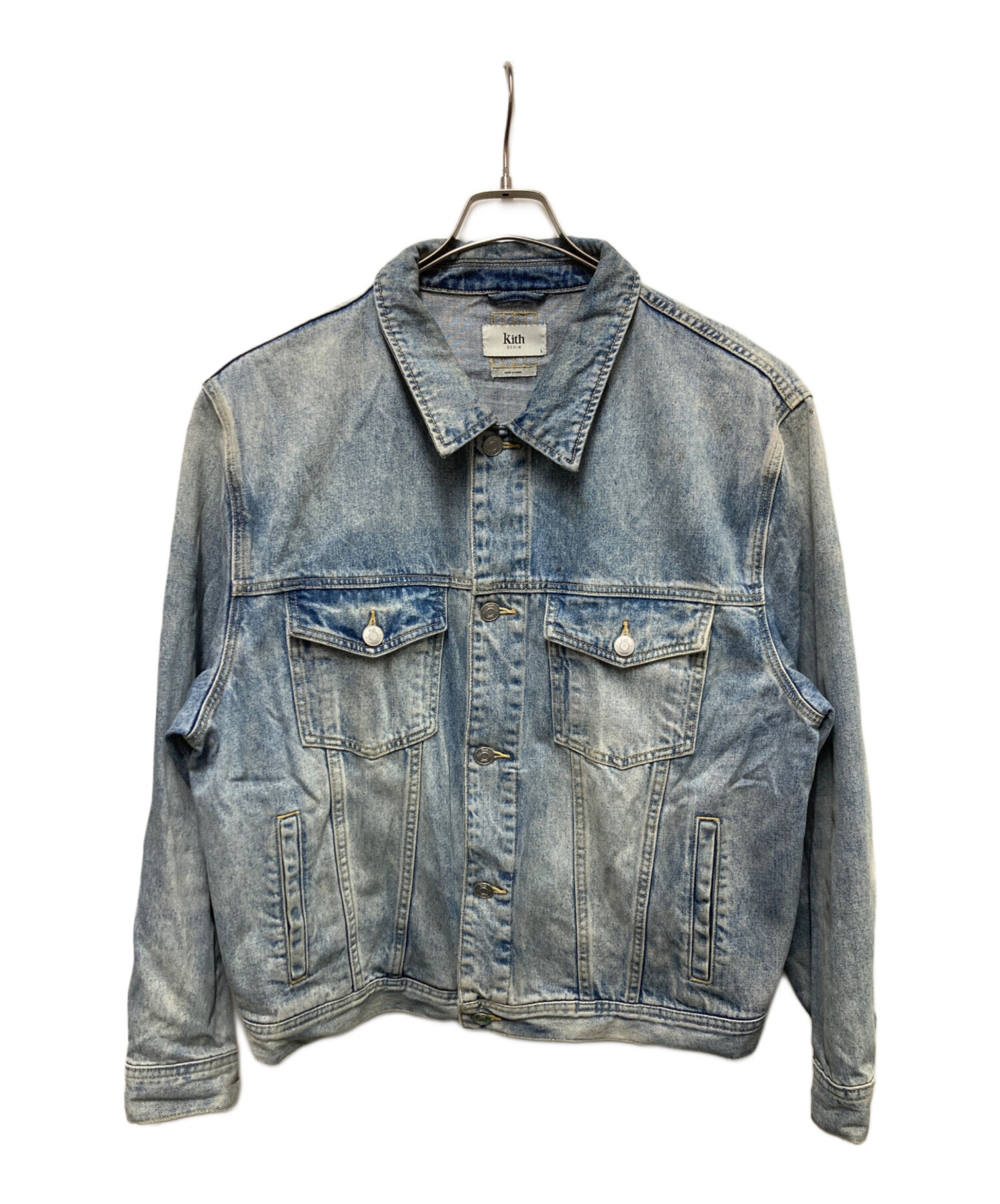 中古・古着通販】KITH (キス) デニムジャケット インディゴ サイズ:L
