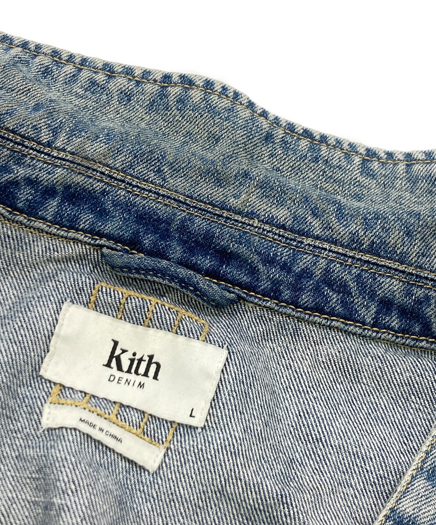 中古・古着通販】KITH (キス) デニムジャケット インディゴ サイズ:L