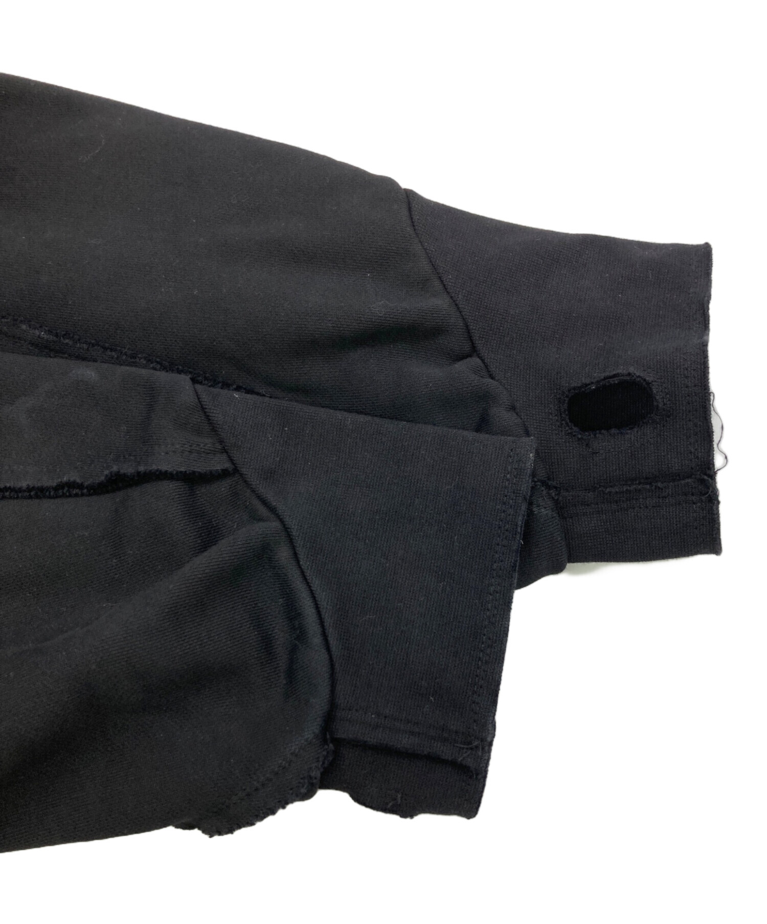 中古・古着通販】STRONG (ストロング) 005 BROKEN HOODIE ブラック 