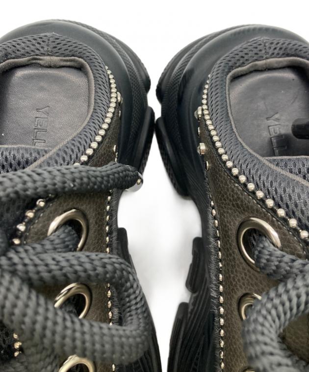 中古・古着通販】YELLO (イエロー) KERRI SABOT SNEAKERS グレー