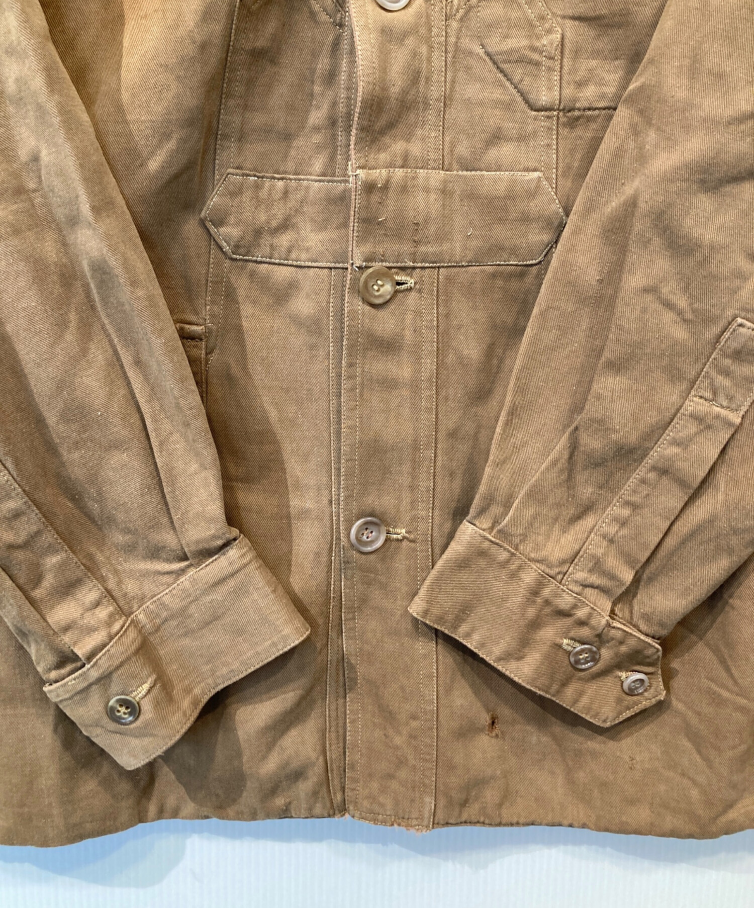 中古・古着通販】USED (ユーズド) ハンティングジャケット ブラウン