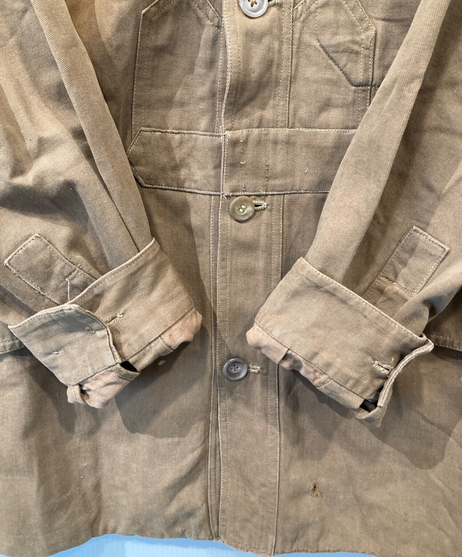 【美USED】ラギッドミュージアムのこだわり満載！リネンハンティングジャケット 美USED】ラギッドミュージアムのこだわり満載！リネンハンティング