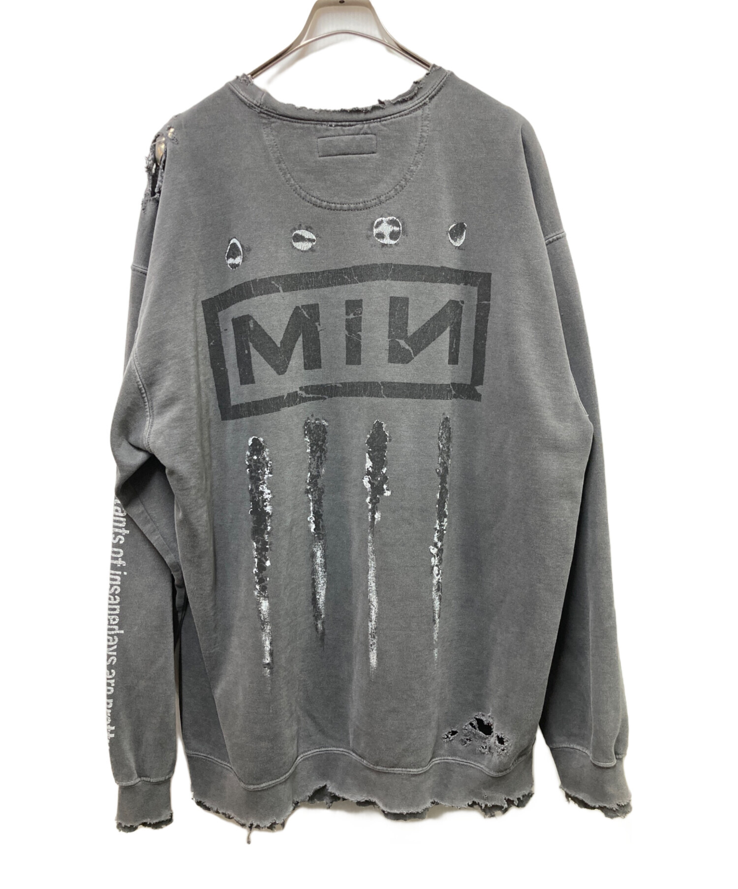中古・古着通販】MINUS (マイナス) Bootleg Crew Sweat グレー サイズ