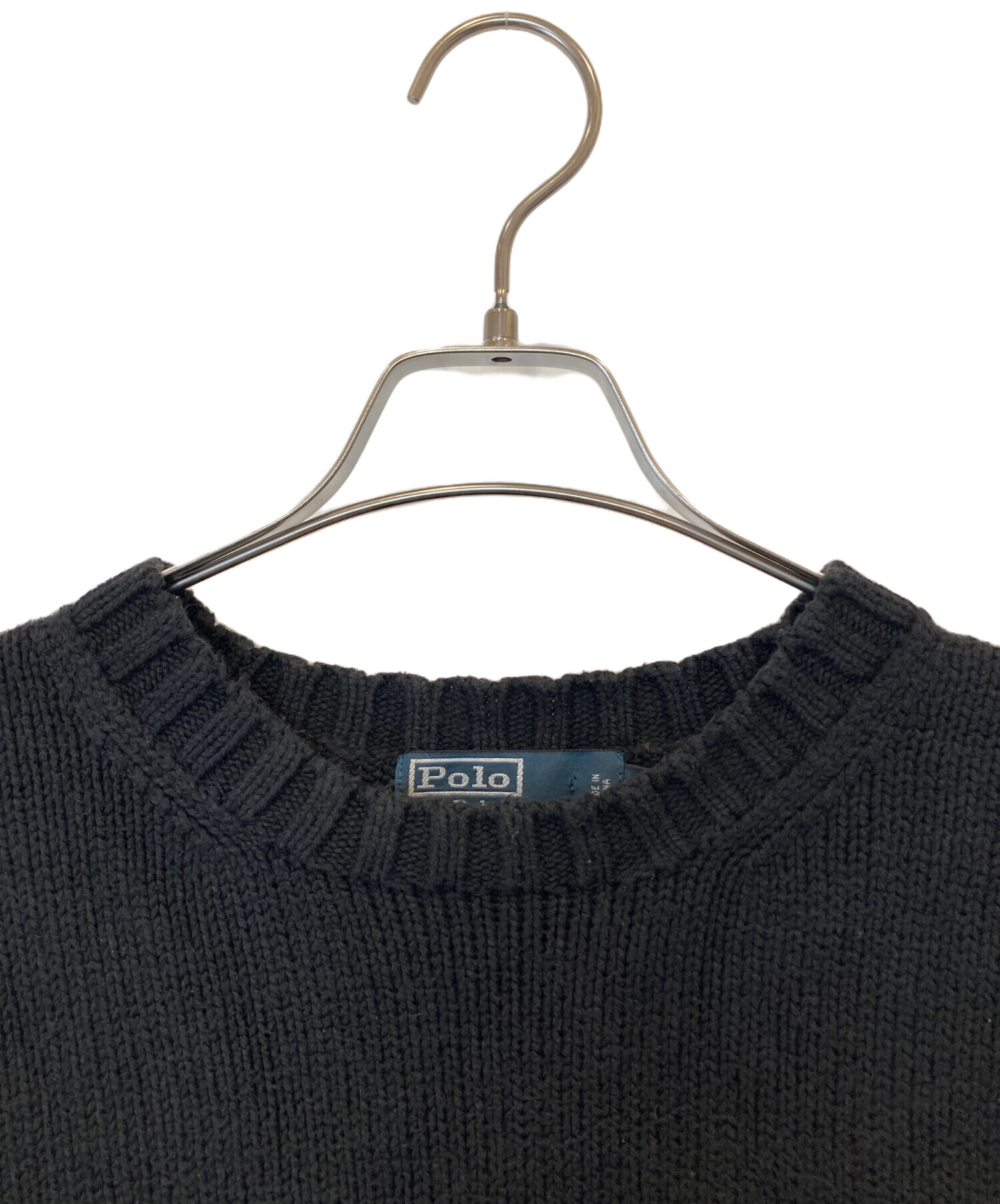 ❤️新品未使用❤️POLO RALPH LAURENポニー刺繍トレーナーXLブラック ループバック テリー スウェットシャツ