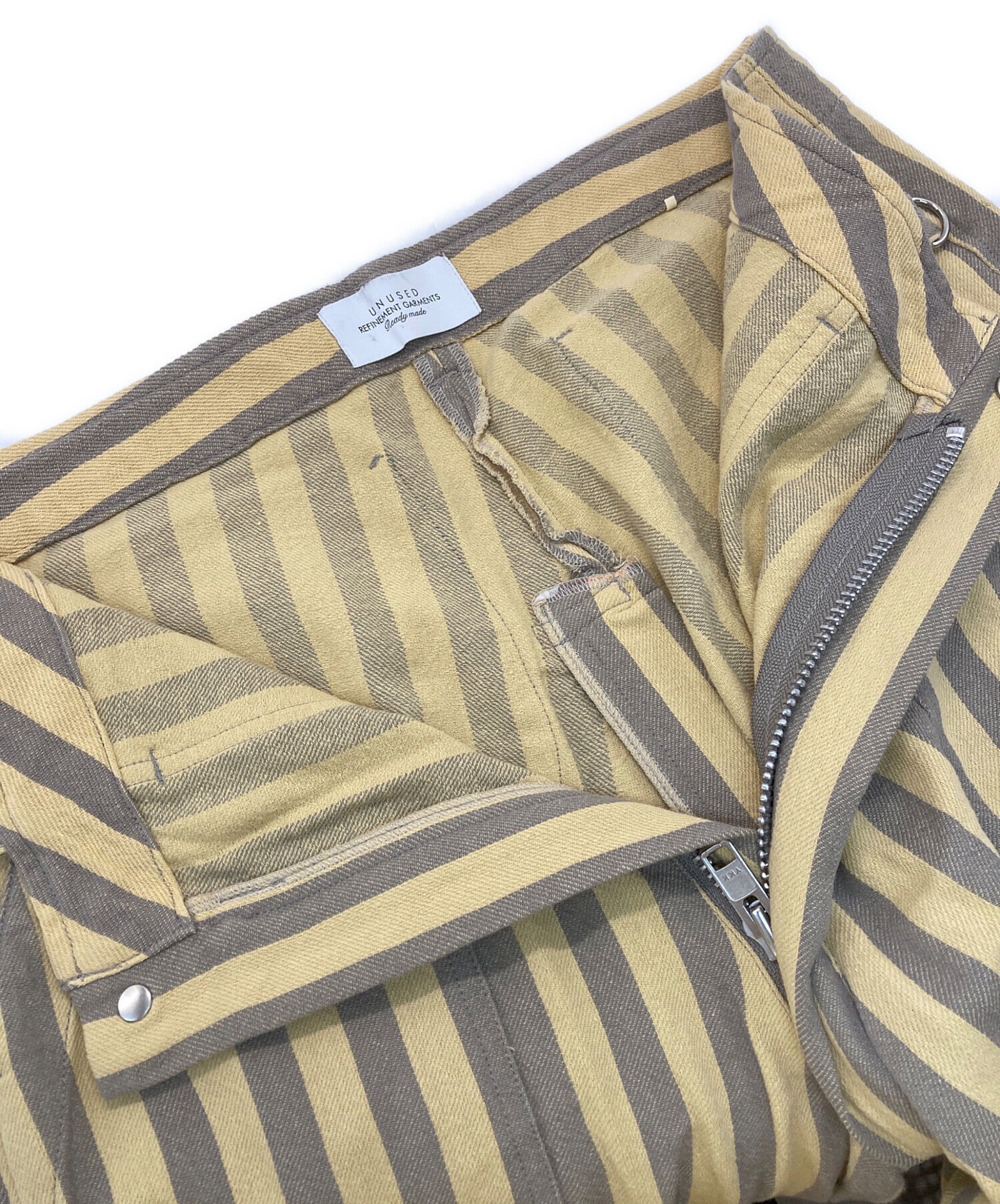 中古・古着通販】UNUSED (アンユーズド) Stripe Bondage pants