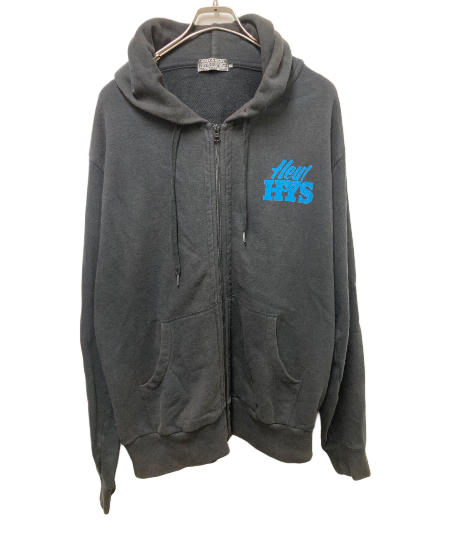 中古・古着通販】histeric (ヒステリック) HEY! ヘイ ジップパーカー