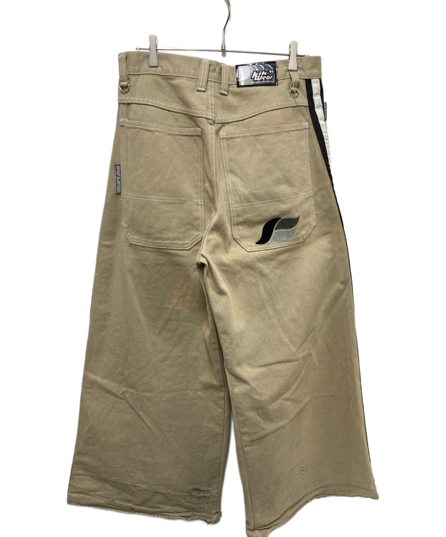 中古・古着通販】KIK WEAR (キックウェアー) バギーパンツ ベージュ
