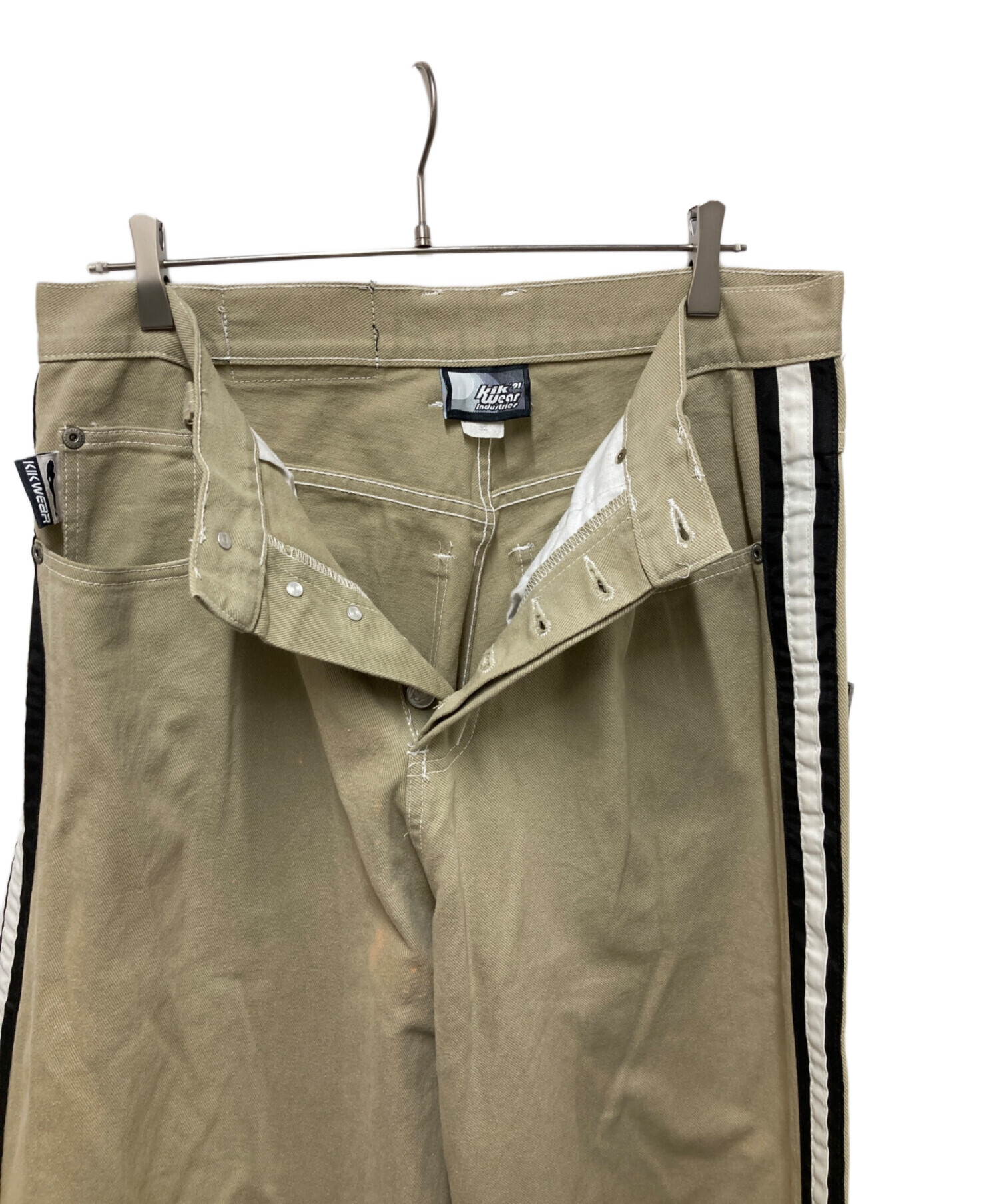 パンツ KIKWEAR 中古・古着通販】KIK WEAR (キックウェアー) バギーパンツ ベージュ