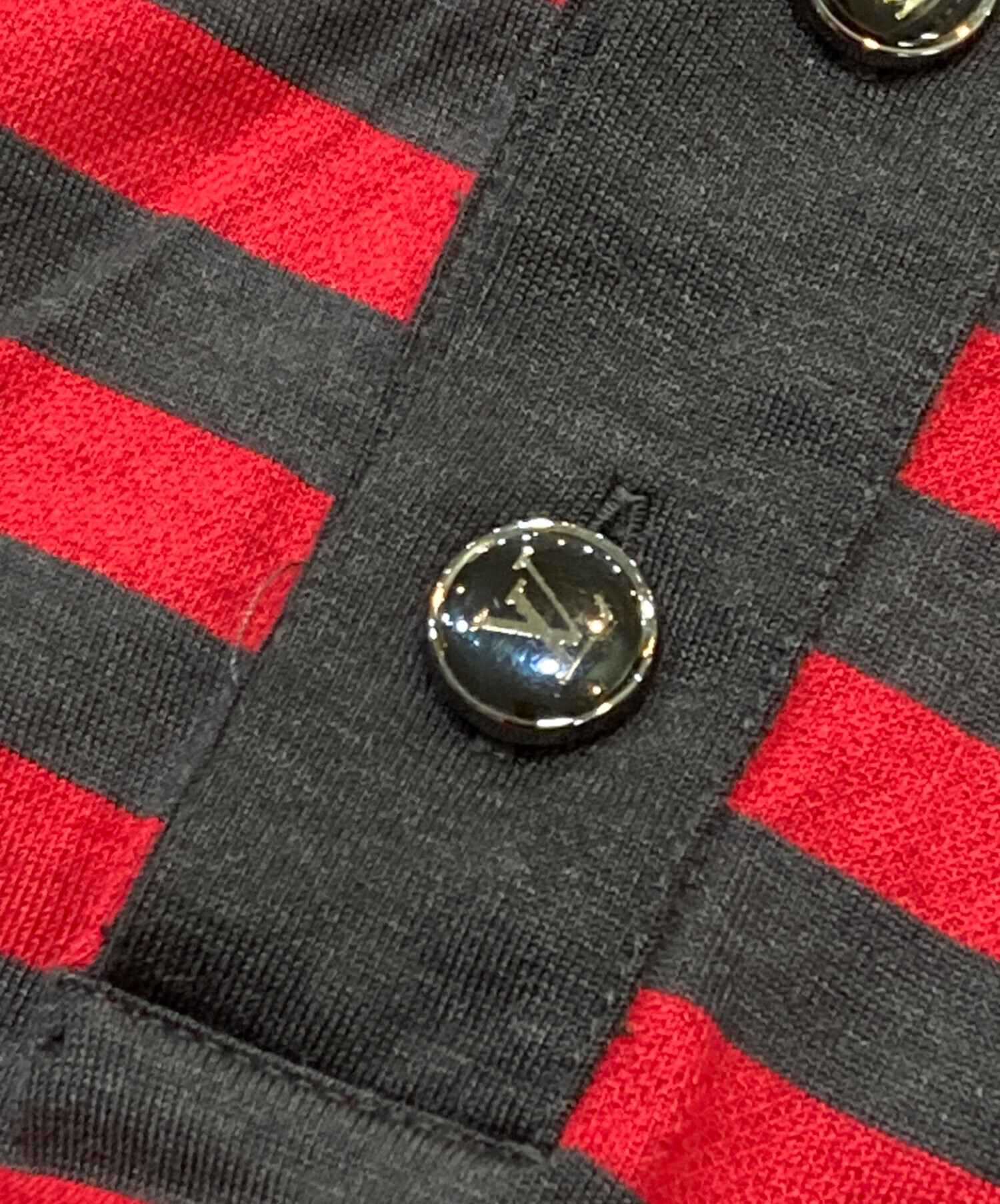 中古・古着通販】LOUIS VUITTON (ルイ ヴィトン) ボーダーポロシャツ